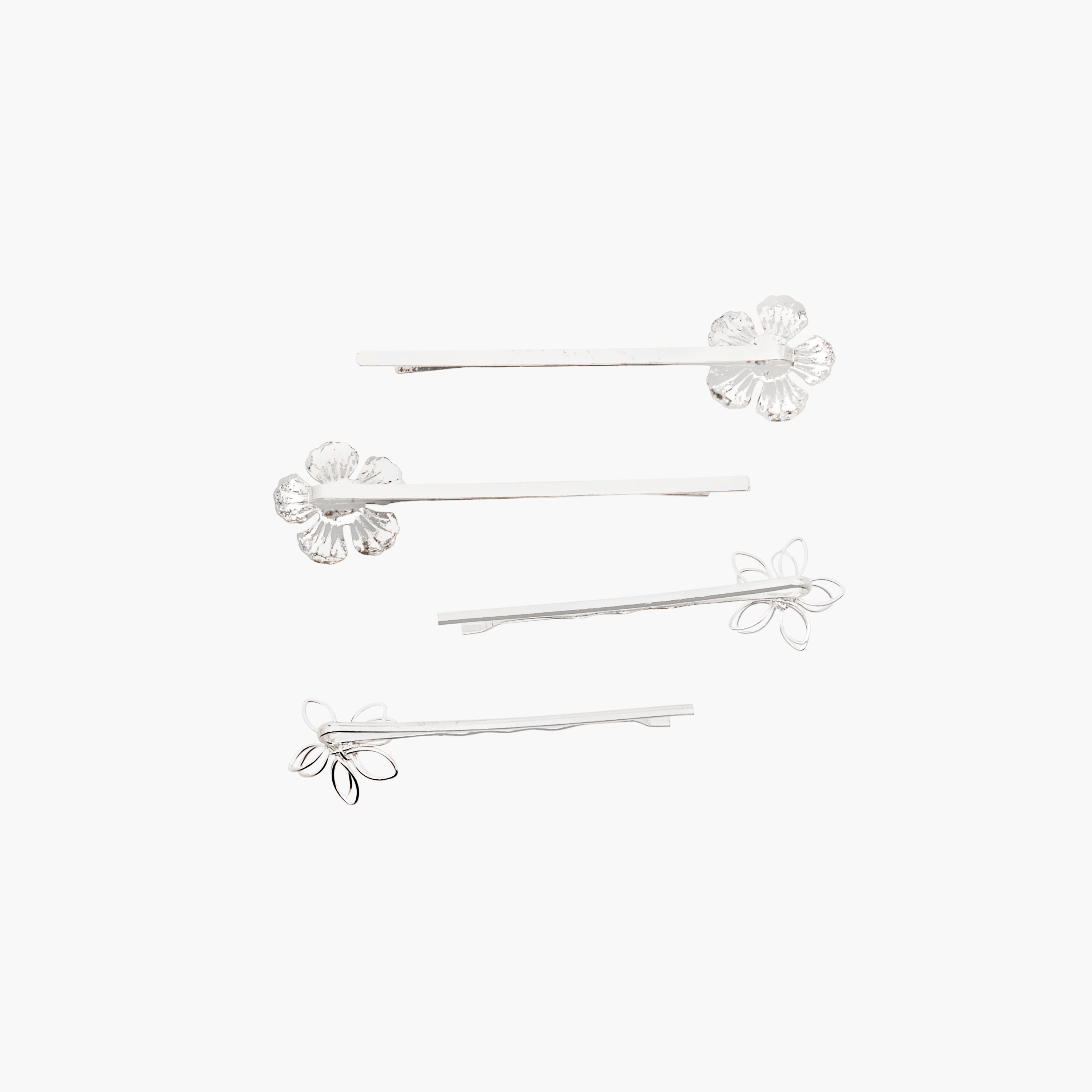 Floral Accent Detail Hairpin - Set of 4-women-hairaccessories-hairpins-image-3