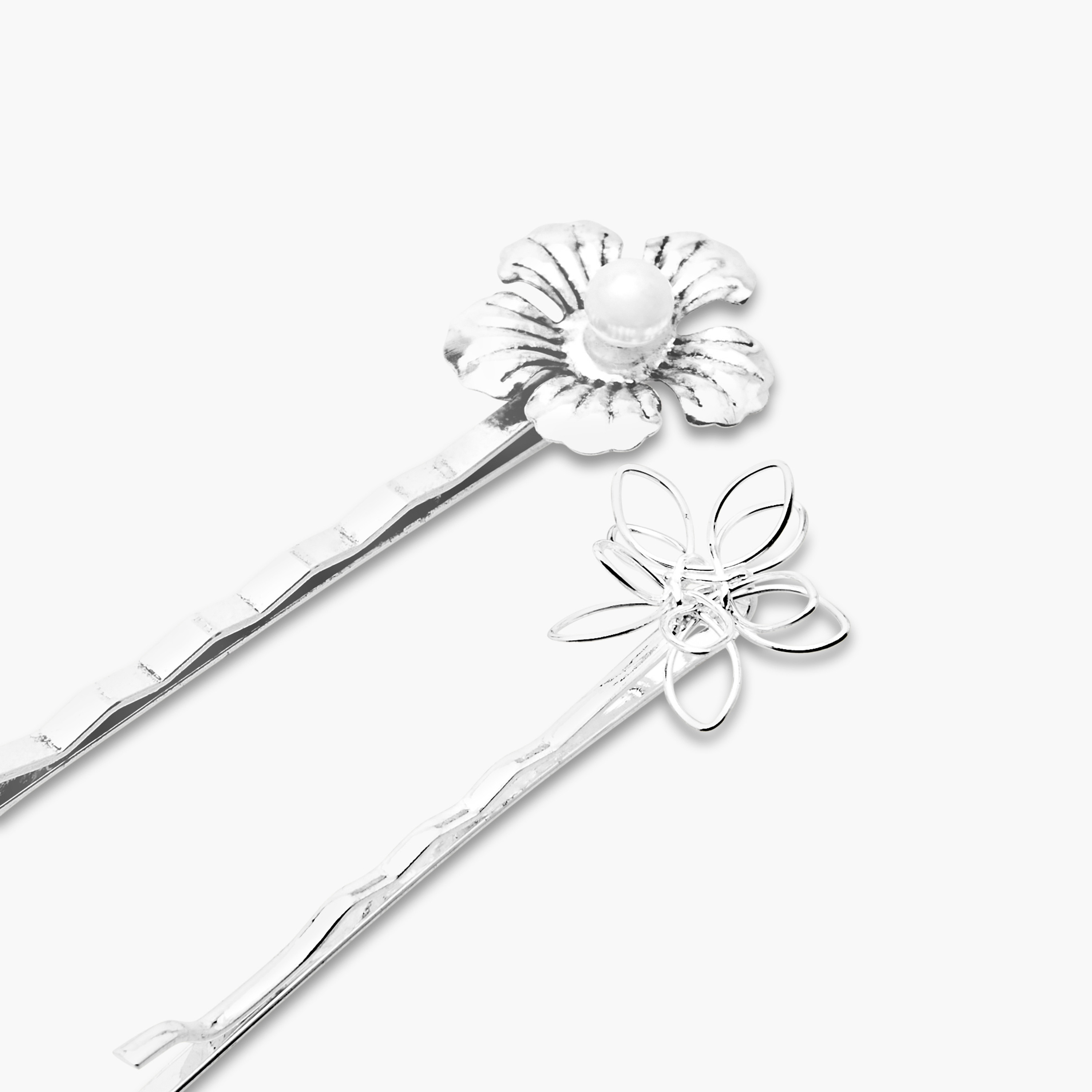 Floral Accent Detail Hairpin - Set of 4-women-hairaccessories-hairpins-image-6