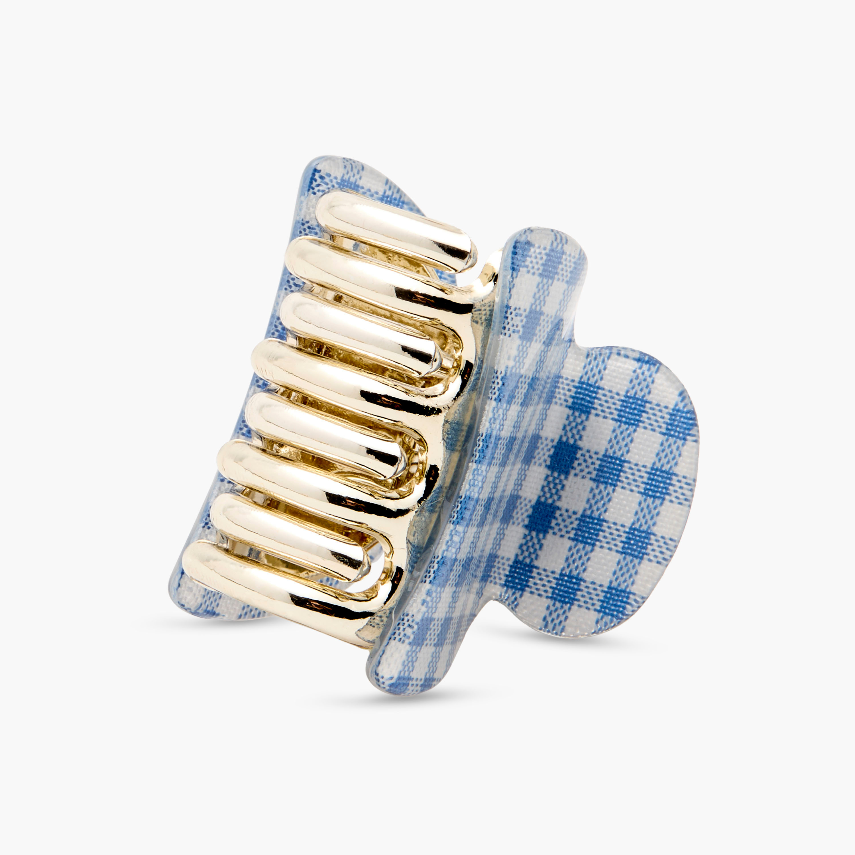 Checked Hair Clamp - Set of 3-women-hairaccessories-clamps-image-7