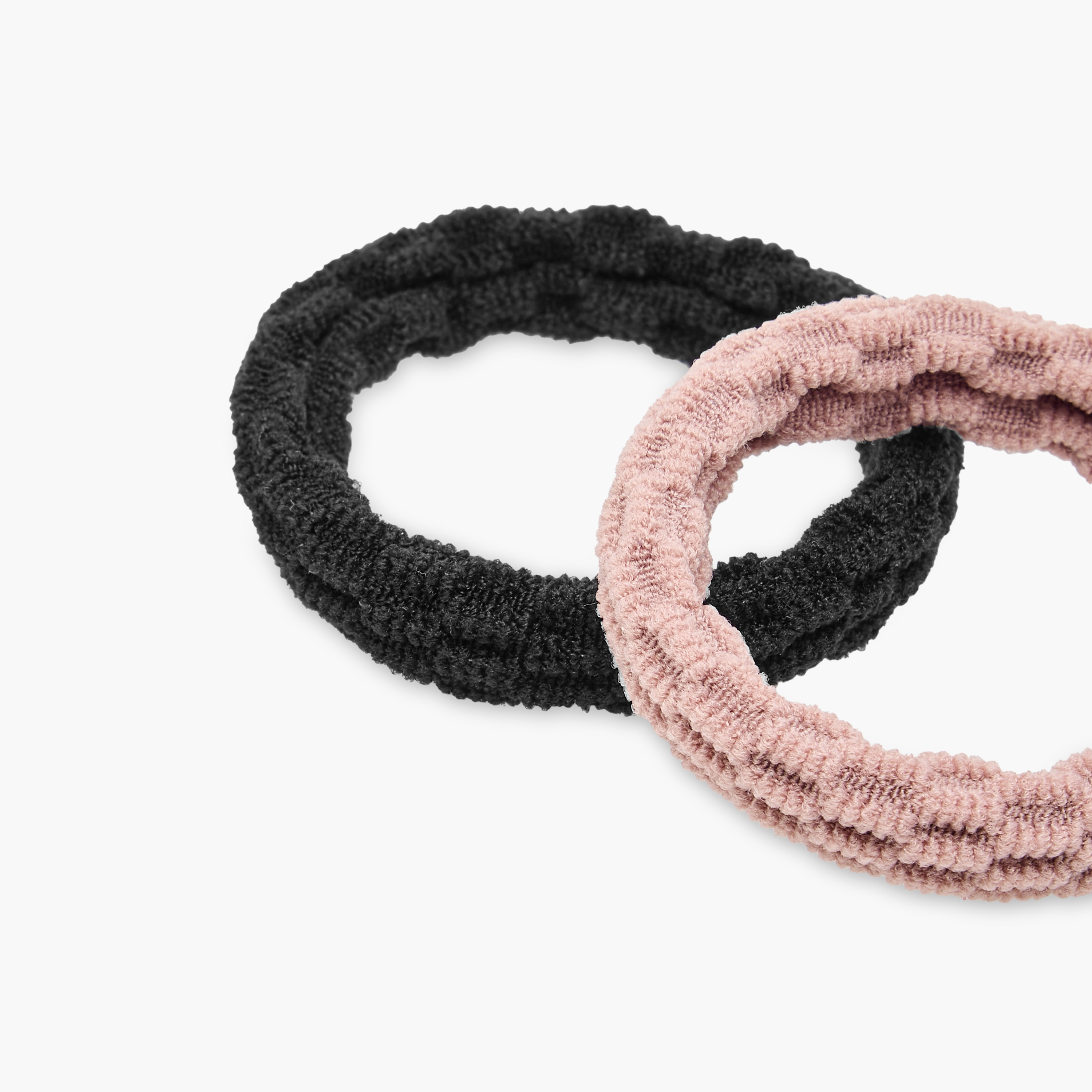 Textured Elasticated Hair Tie - Set of 6-women-hairaccessories-scrunchies-image-5