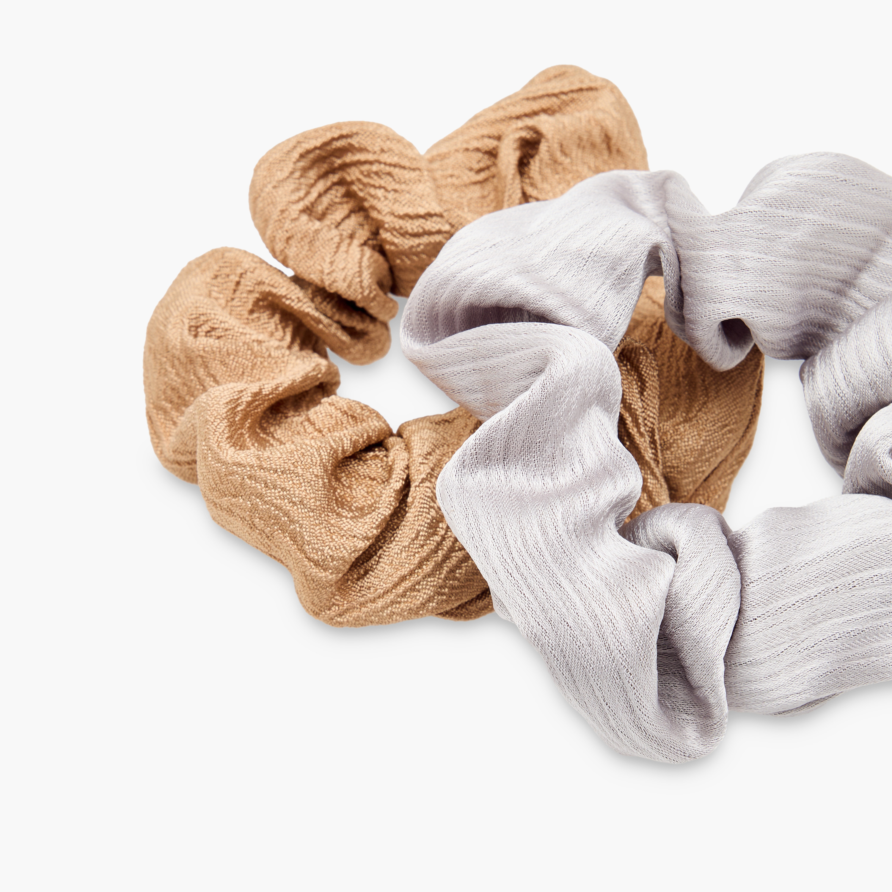 Assorted Textured Hair Scrunchie - Set of 5-women-hairaccessories-scrunchies-image-5