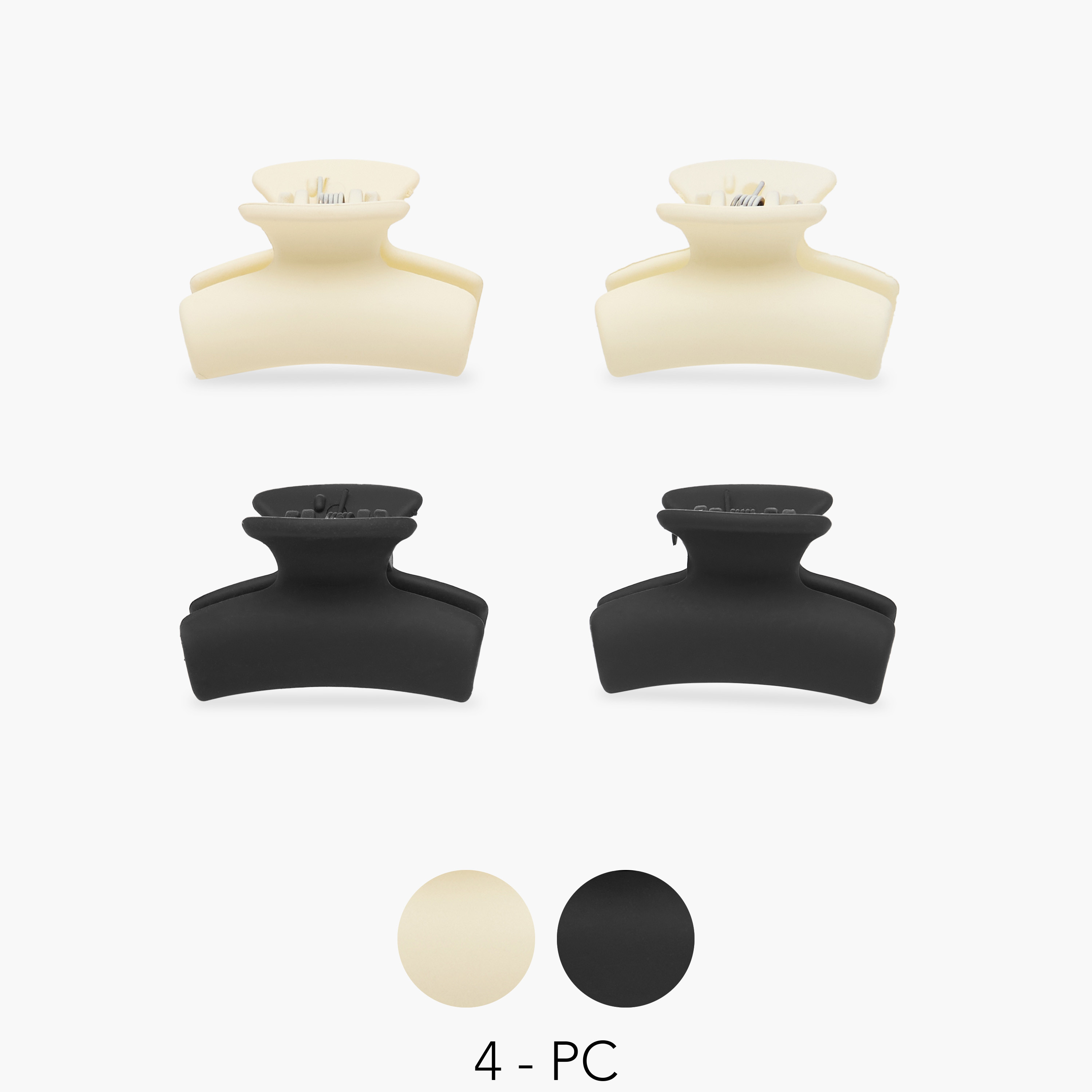 Solid Hair Clamp - Set of 4-women-hairaccessories-clamps-image-1