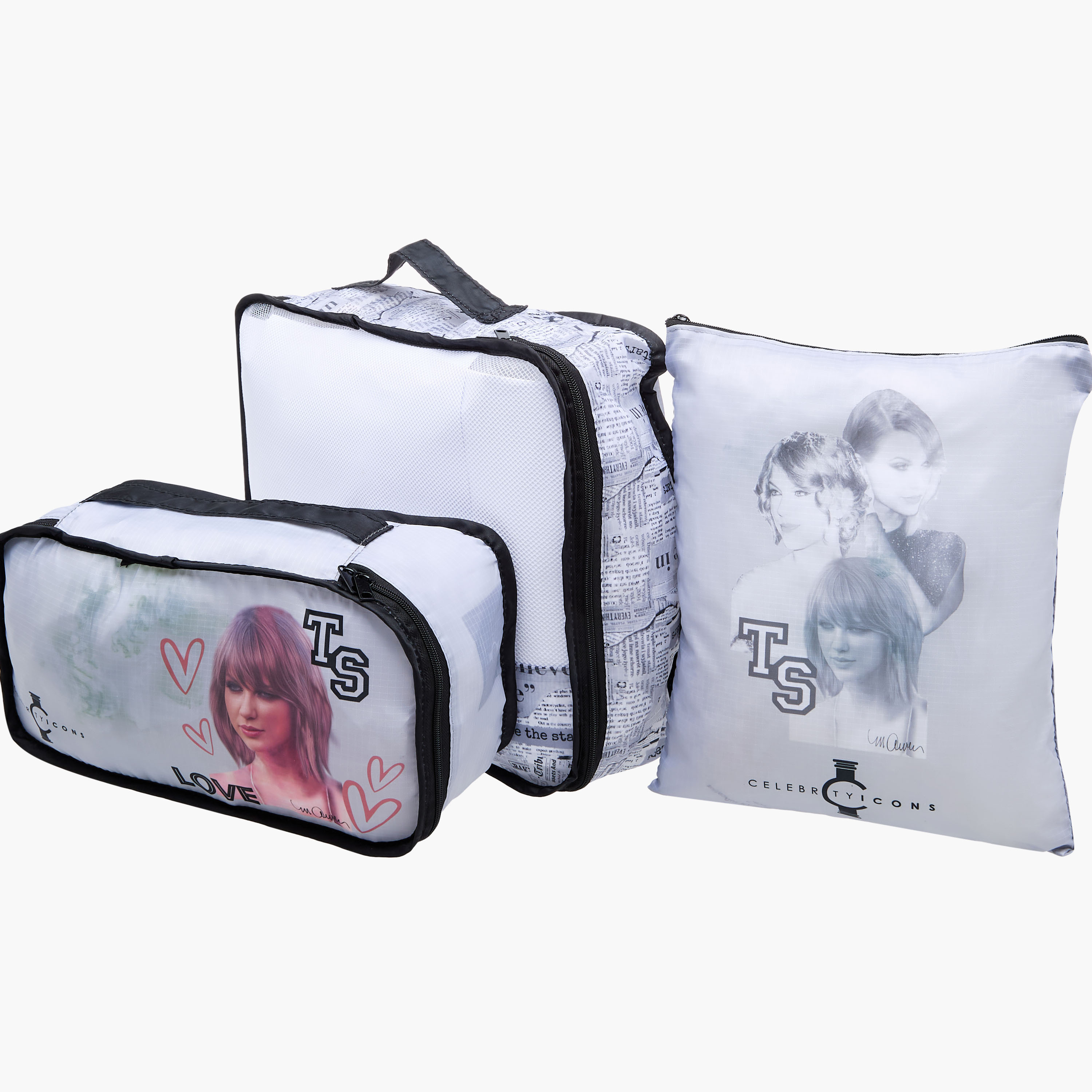Celebrity Icon Taylor Swift 6-Piece Travel Organiser Bag Set-travel-accessories-image-15