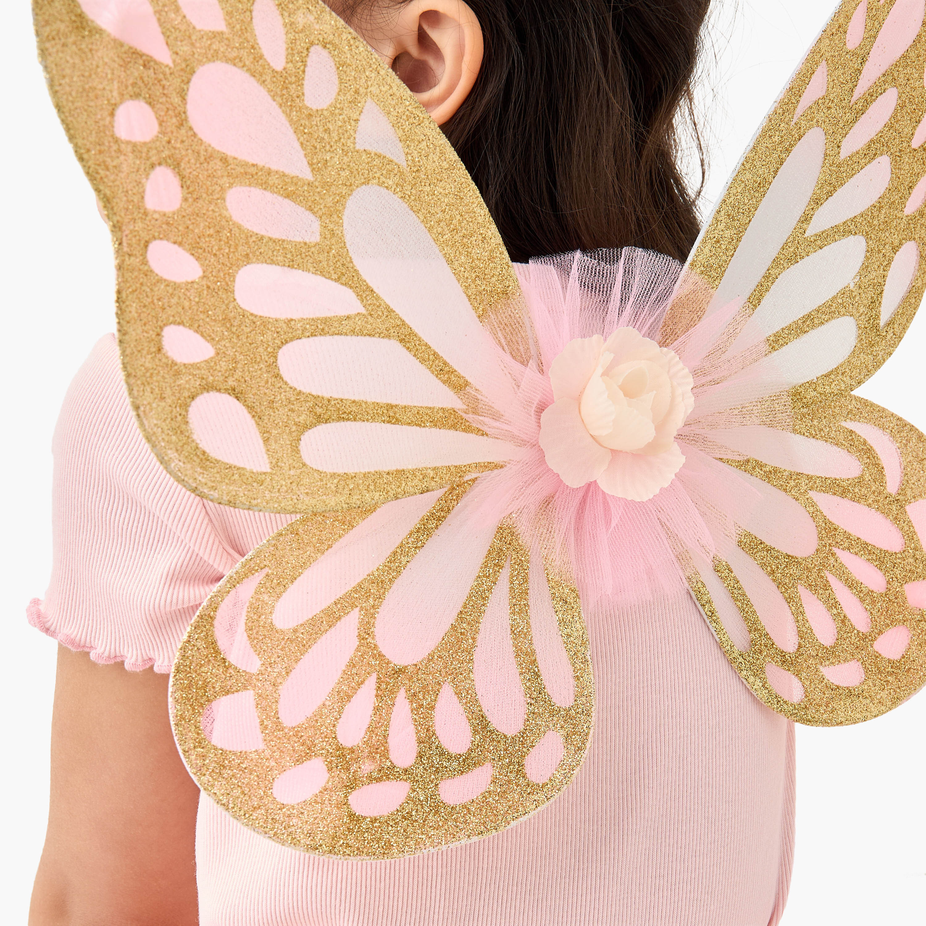 طقم زي تنورة مزيّنة بالزهور مع أجنحة وعصا من تشارمز-girls-clothing-costumes-image-6