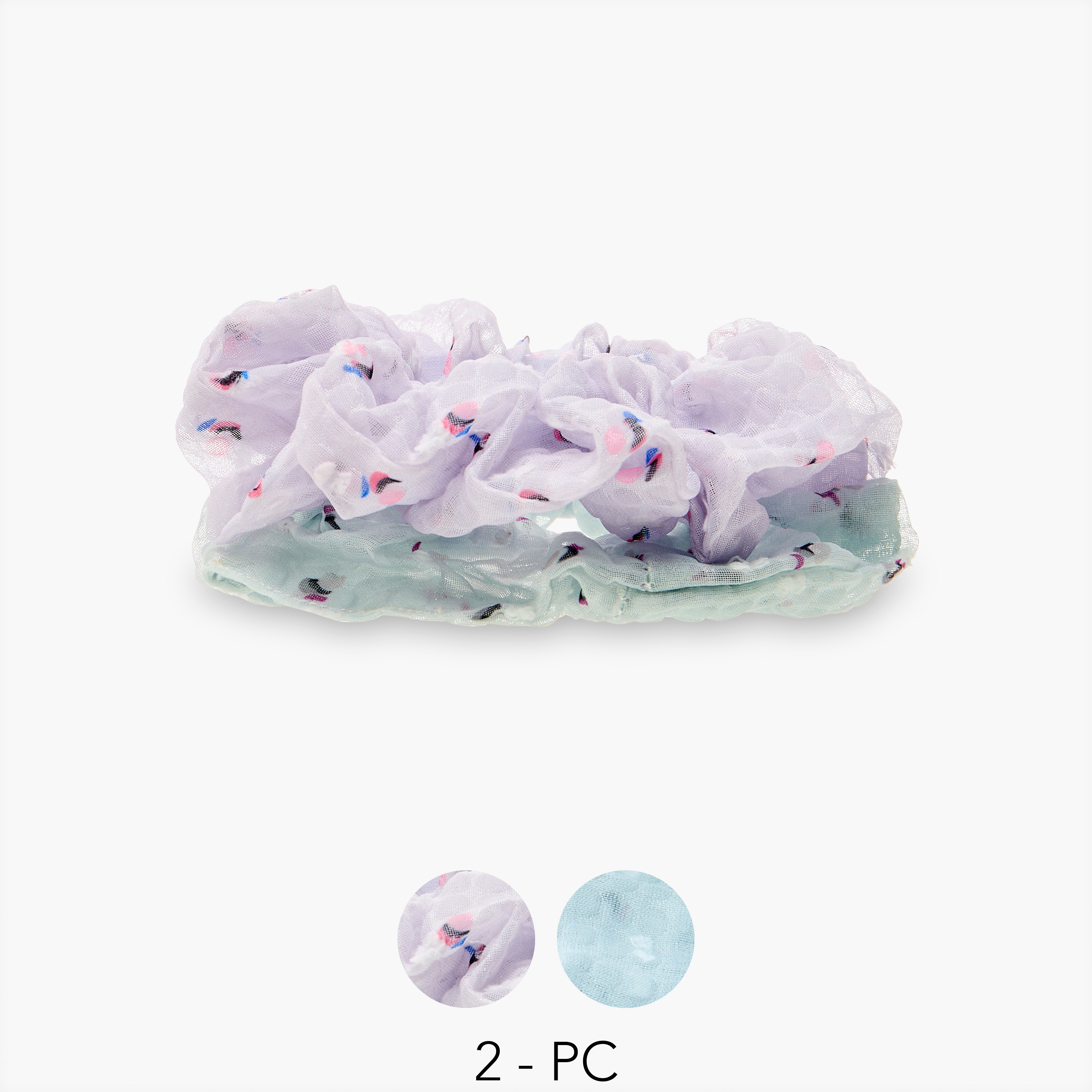 Charmz Printed Scrunchie - Set of 2-girls-accessories-hairaccessories-image-1