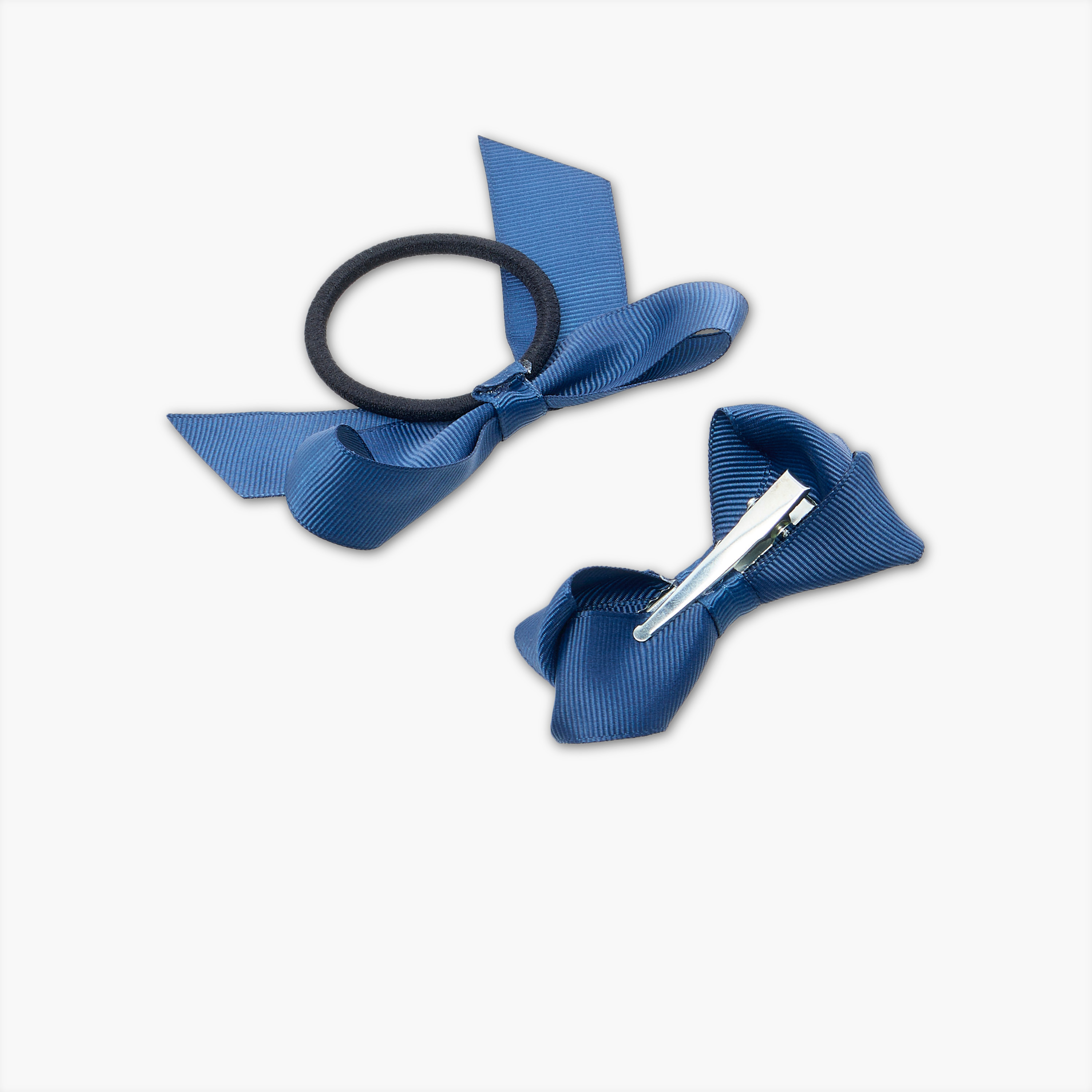 Charmz Ribbed Bow Hairband with Hair Clip and Hair Tie-girls-accessories-hairaccessories-image-6