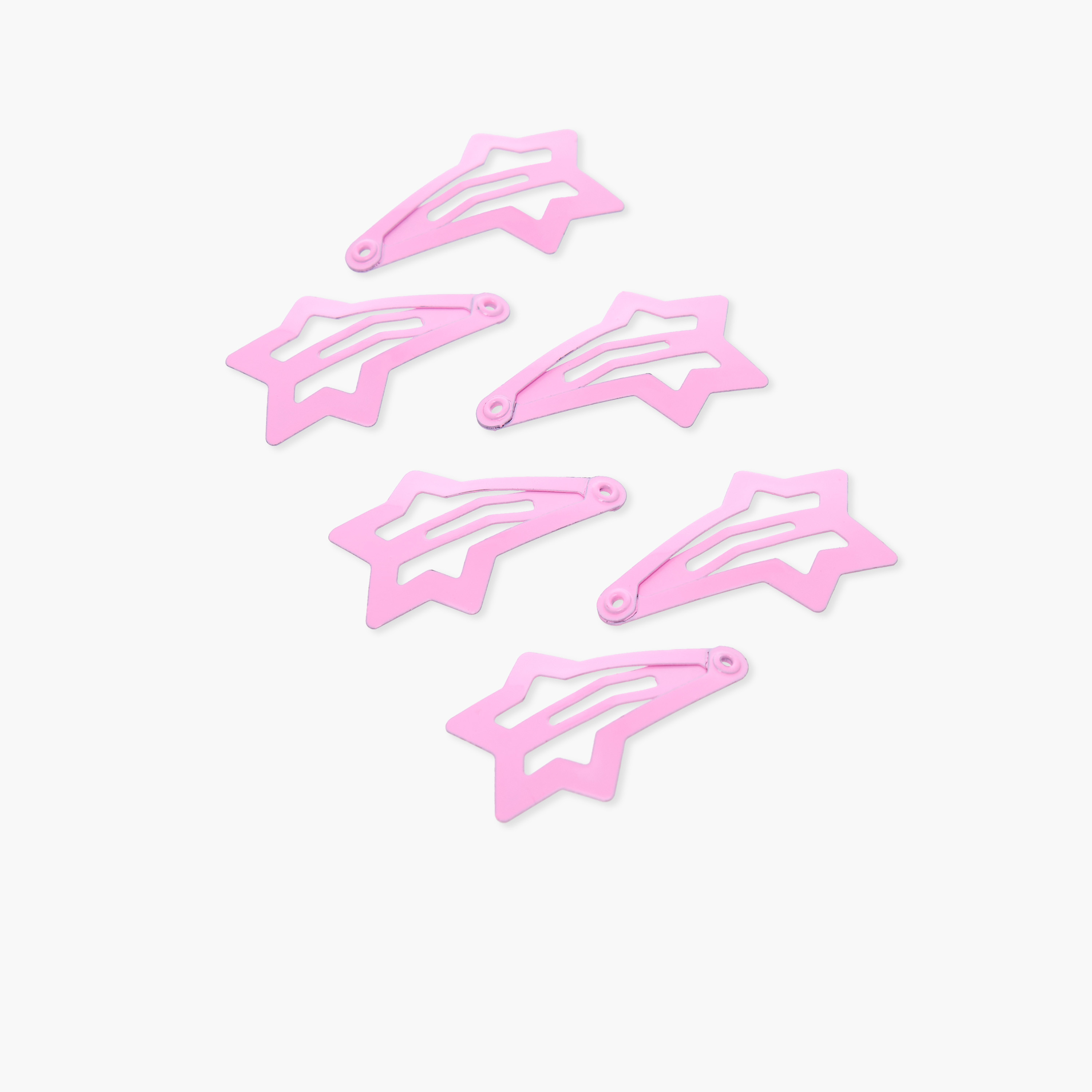 مشابك شعر بتصميم نجمة من تشارمز - طقم 6 قطع-girls-accessories-hairaccessories-image-3