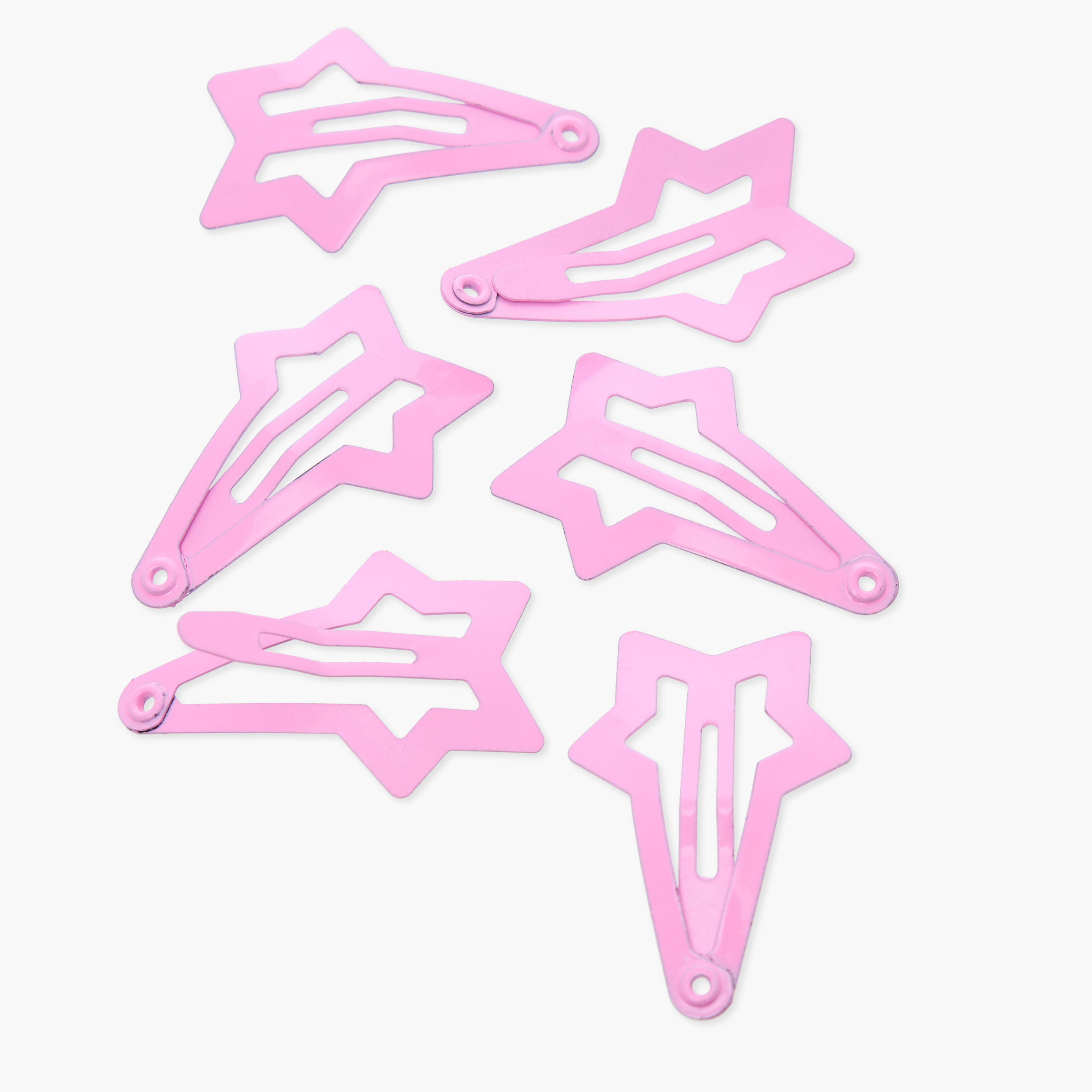 مشابك شعر بتصميم نجمة من تشارمز - طقم 6 قطع-girls-accessories-hairaccessories-image-4