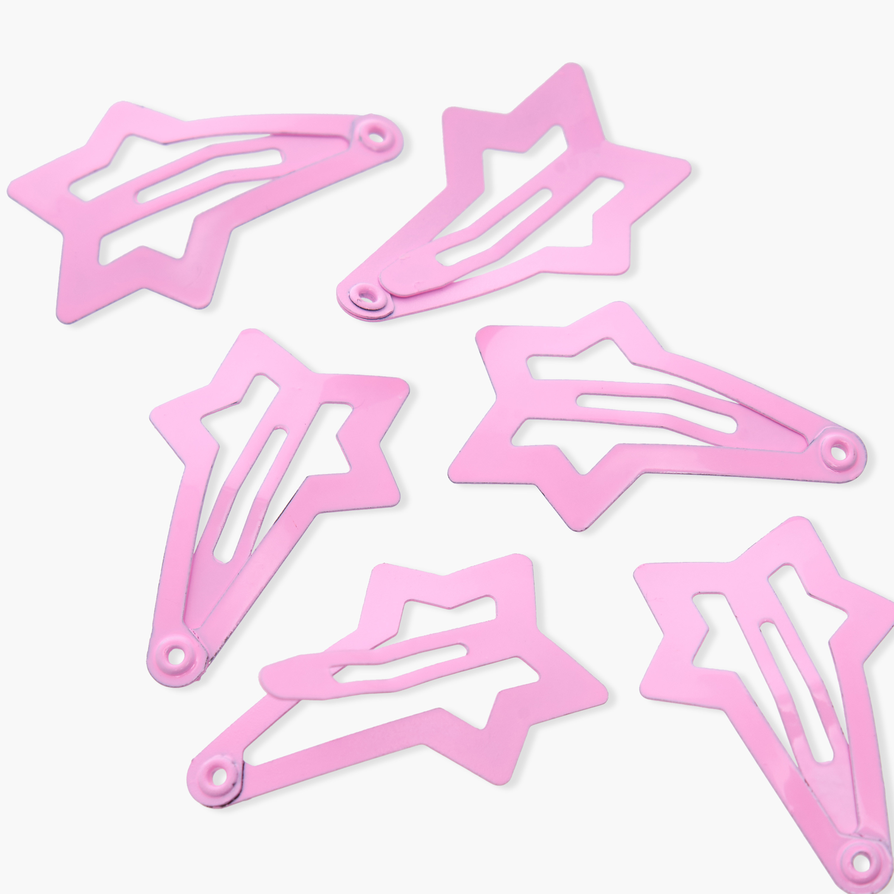 مشابك شعر بتصميم نجمة من تشارمز - طقم 6 قطع-girls-accessories-hairaccessories-image-5