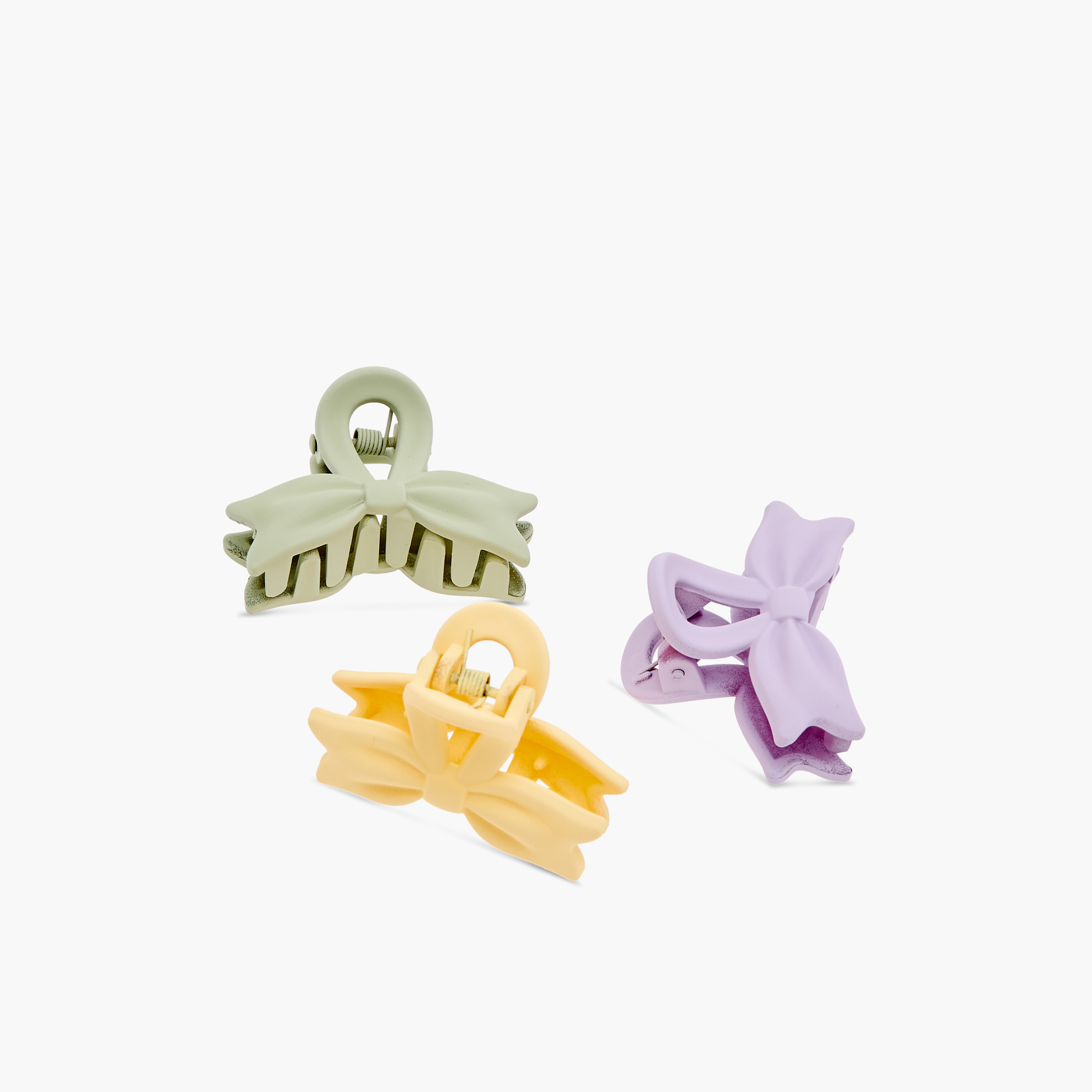 طقم مشابك شعر سادة 3 قطع من تشارمز-girls-accessories-hairaccessories-image-6