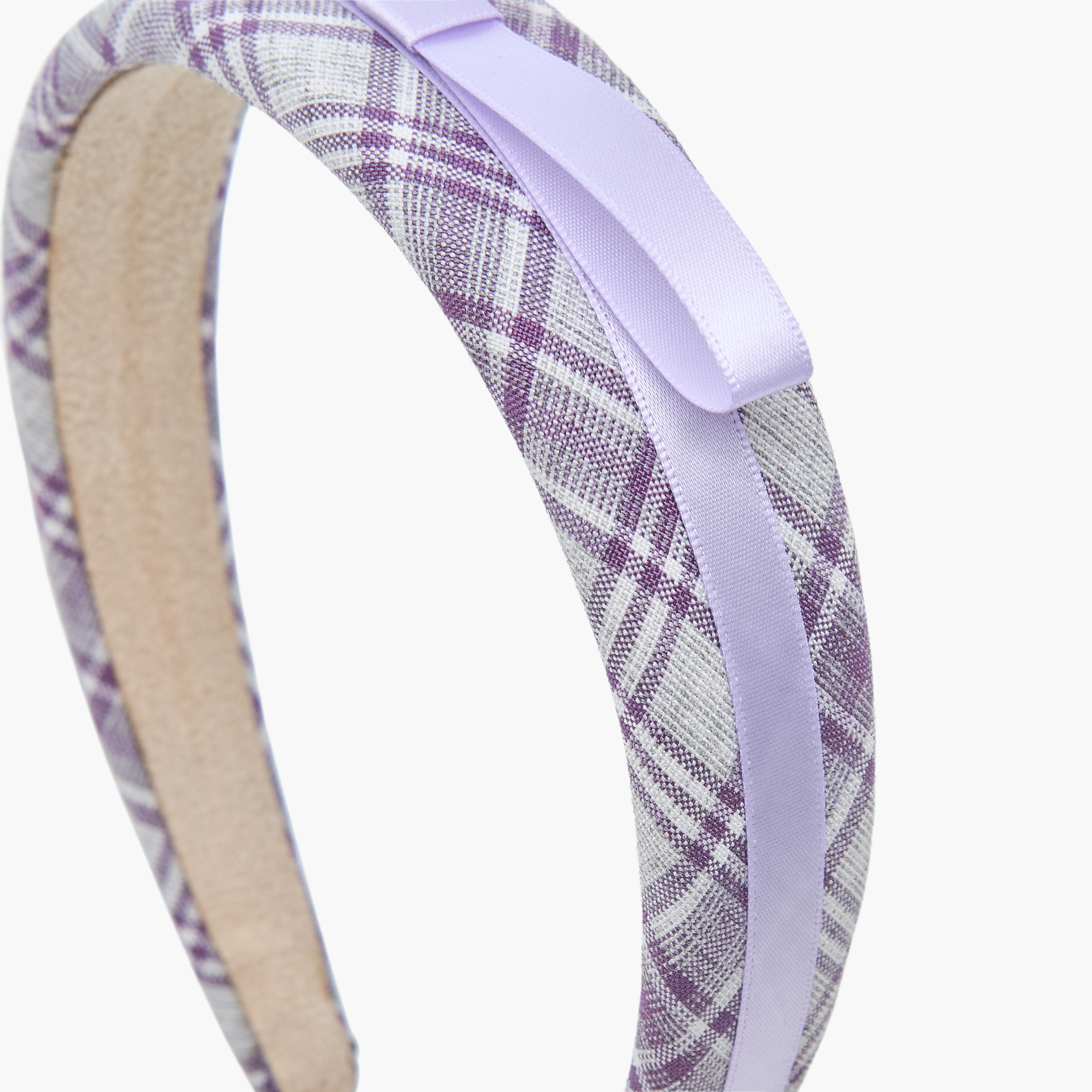Charmz Checked Bow Applique Hairband-girls-accessories-hairaccessories-image-3