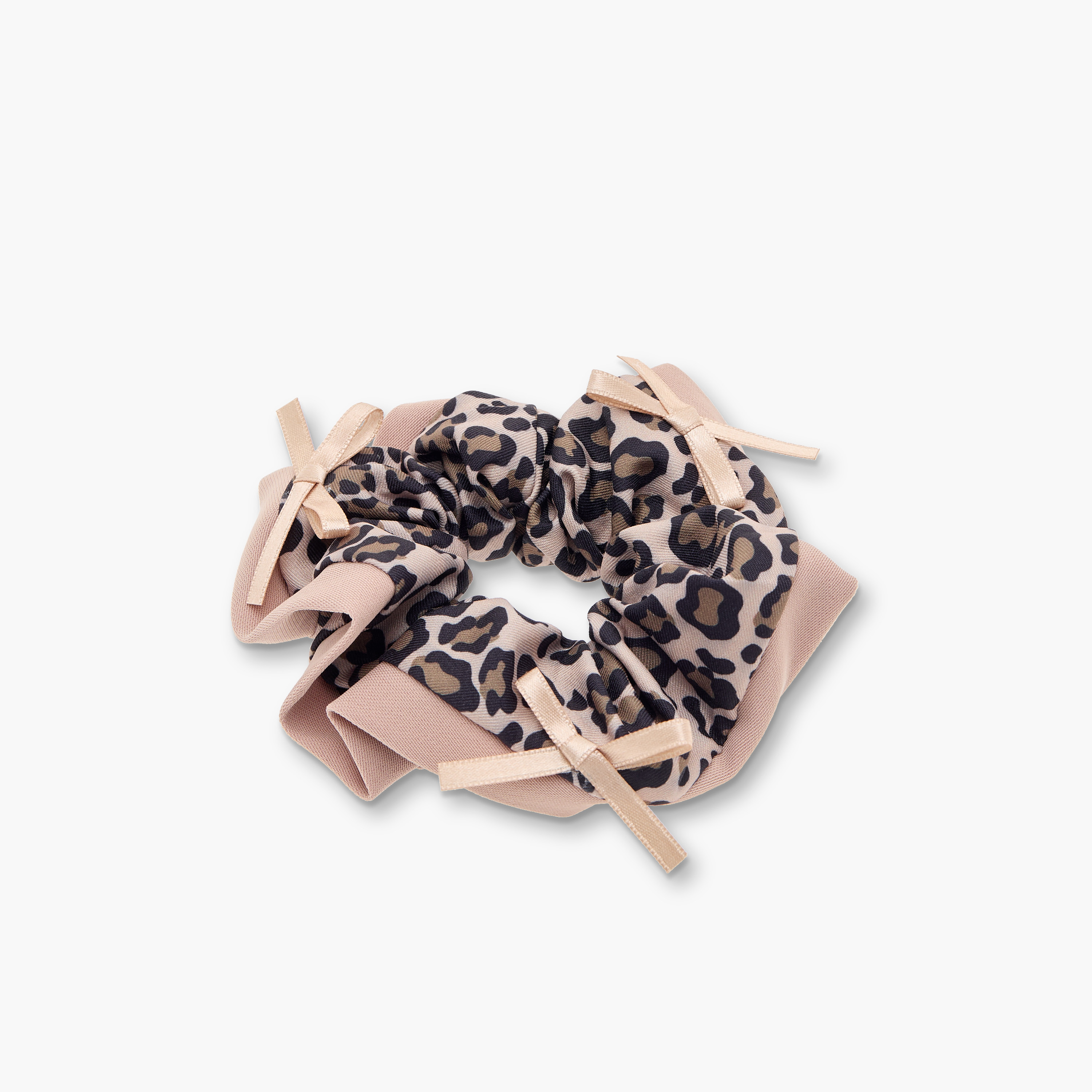 Charmz Printed Scrunchie with Bow Detail-girls-accessories-hairaccessories-image-2