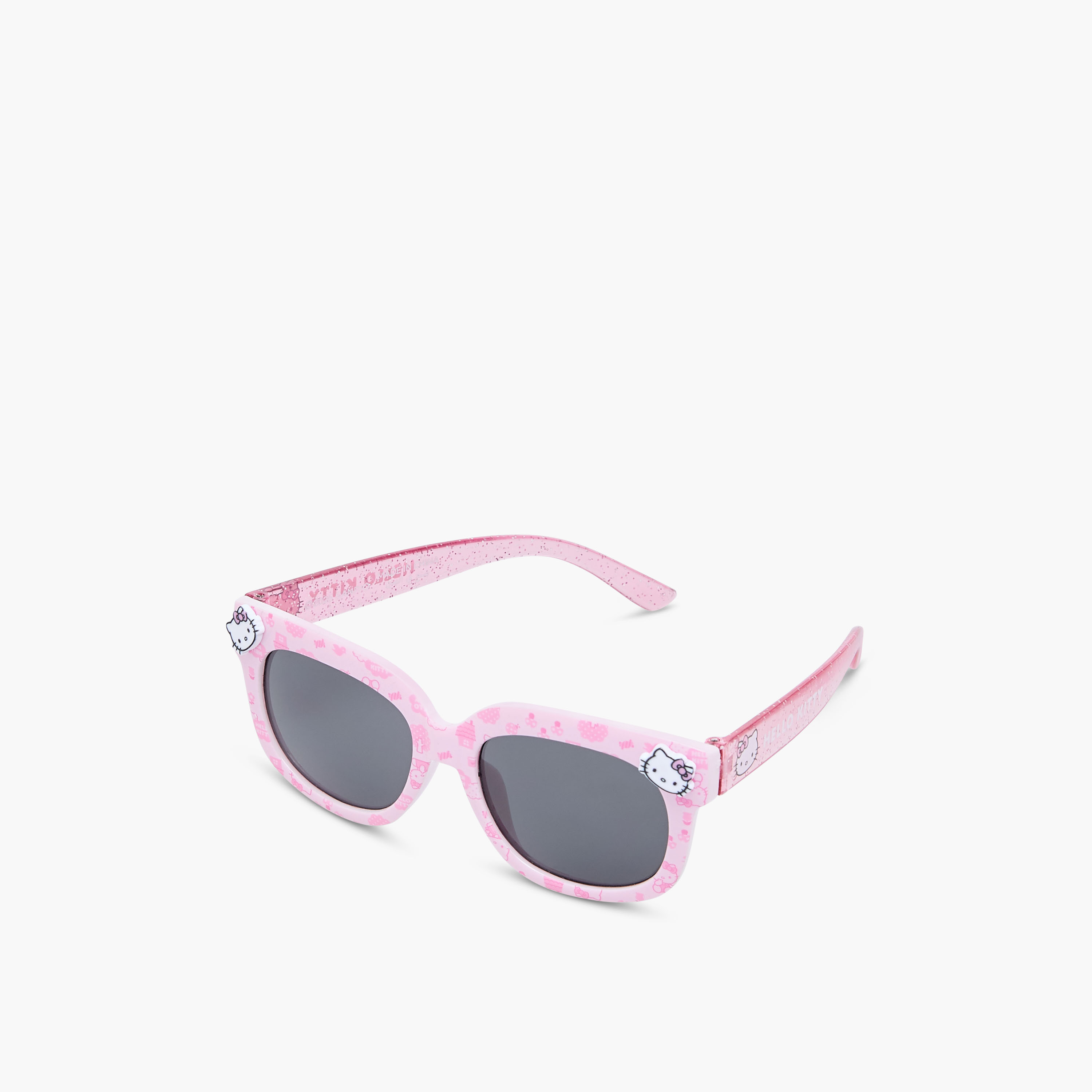 نظارة شمسية بإطار كامل وطبعات هالو كيتي-girls-accessories-sunglasses-image-1