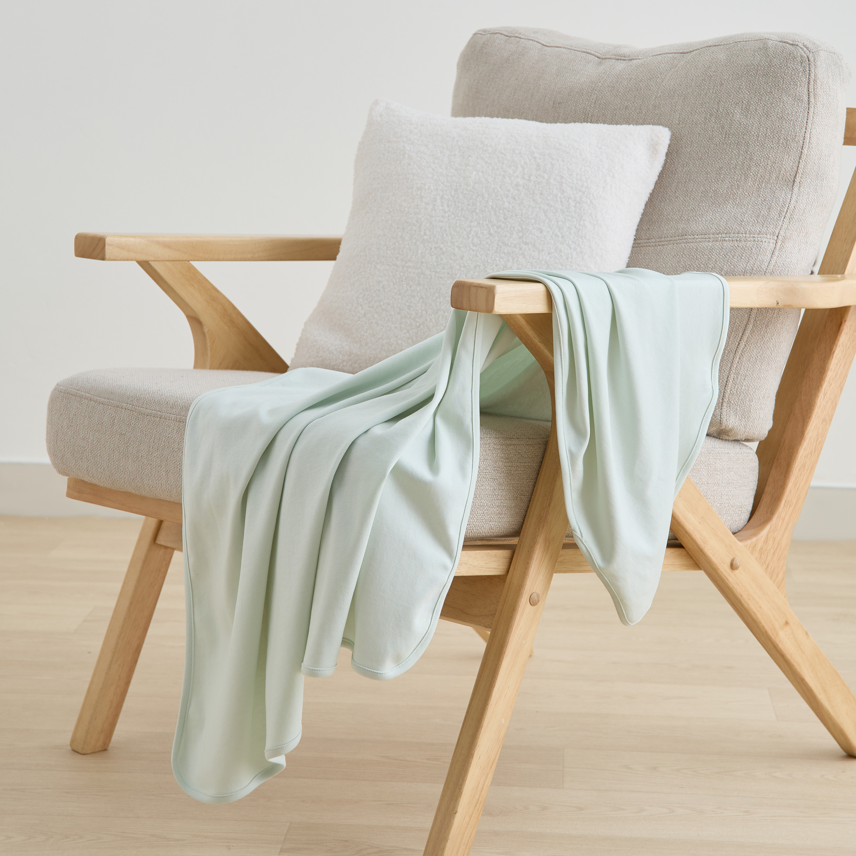 Juniors Solid Cotton Raschel Blanket - 80x100 cm-baby-nursery-blanketsandswaddles-receivingblankets-image-2