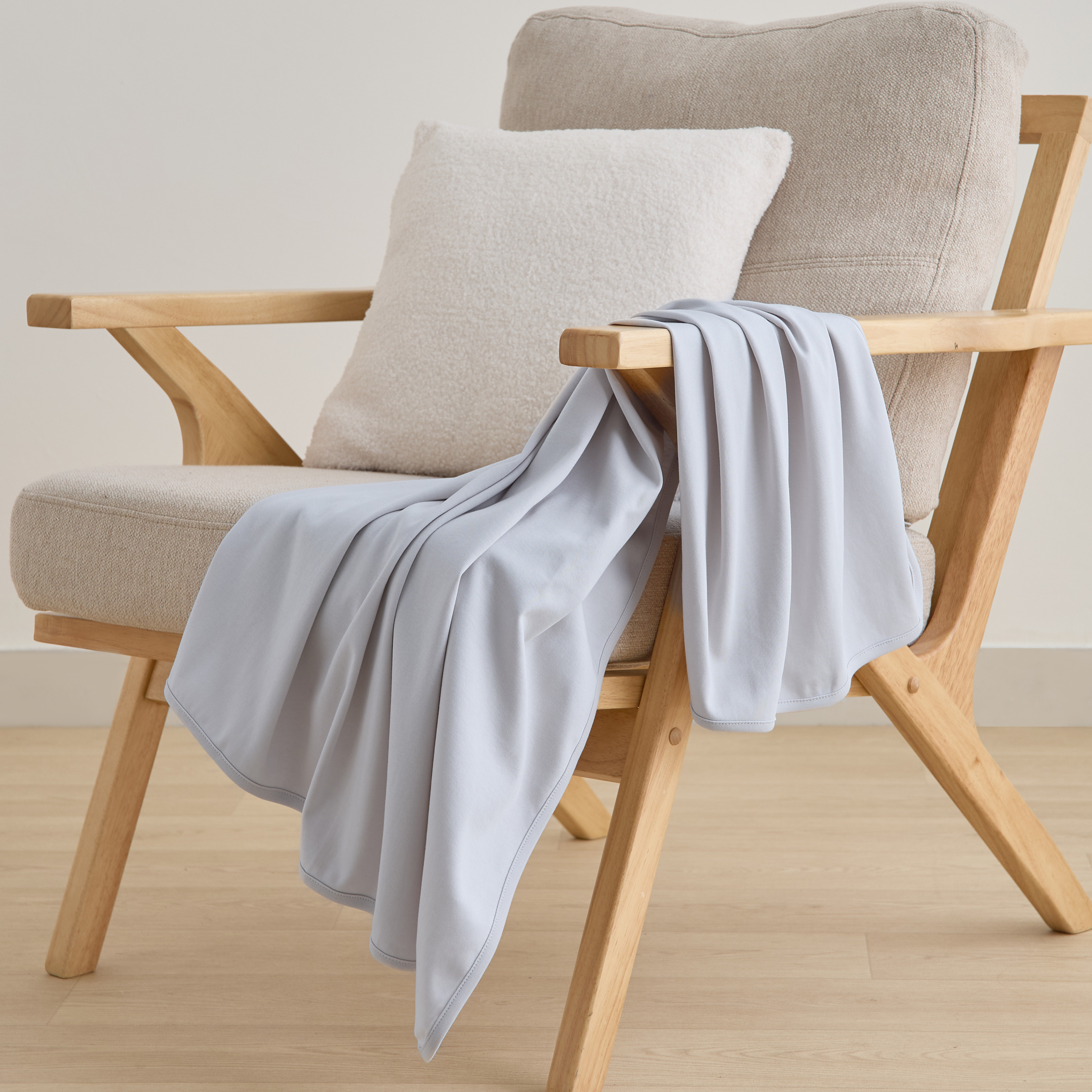 Juniors Solid Cotton Receiving Blanket - 80x100 cm-baby-nursery-blanketsandswaddles-receivingblankets-image-2