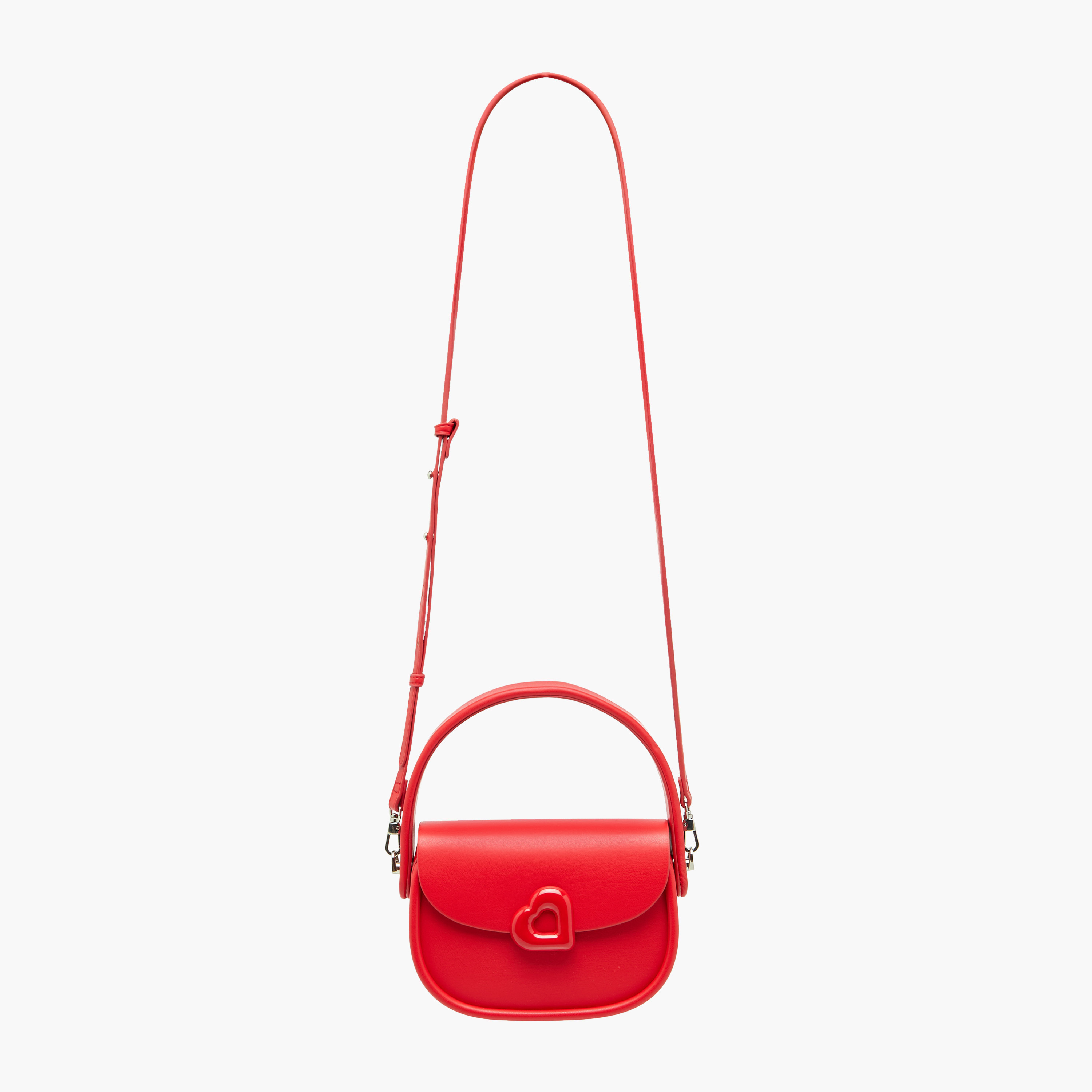 شنطة كروس بودي سادة بحزام قابل للتعديل ومقبض من تشارمز-girls-accessories-bags-image-2