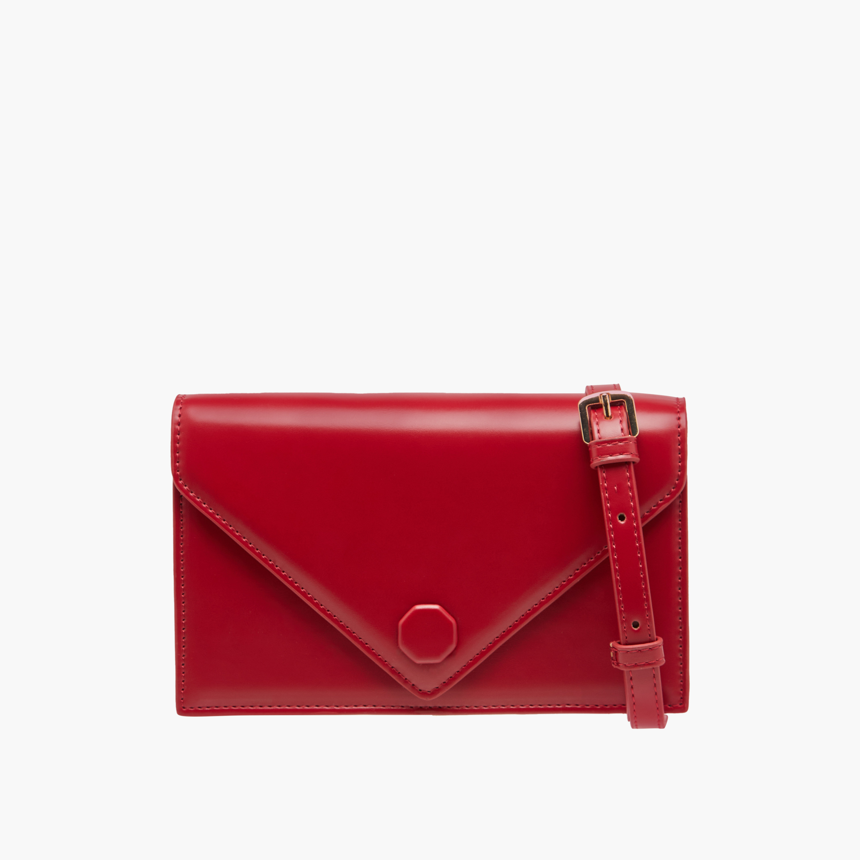 Charmz Solid Crossbody Bag with Adjustable Strap and Flap Closure-girls-accessories-bags-image-1