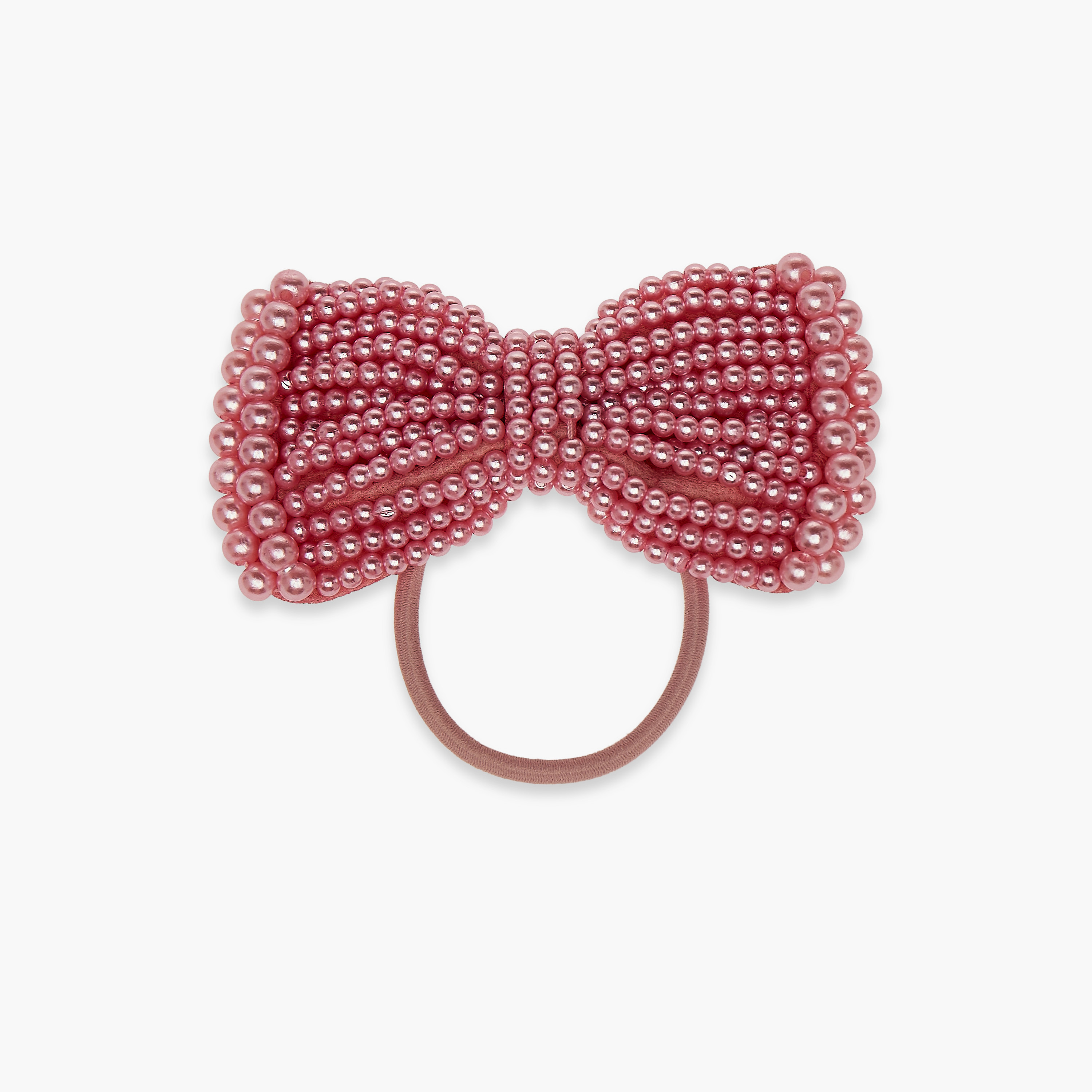 Charmz Beaded Bow Detail Hair Tie-girls-accessories-hairaccessories-image-1