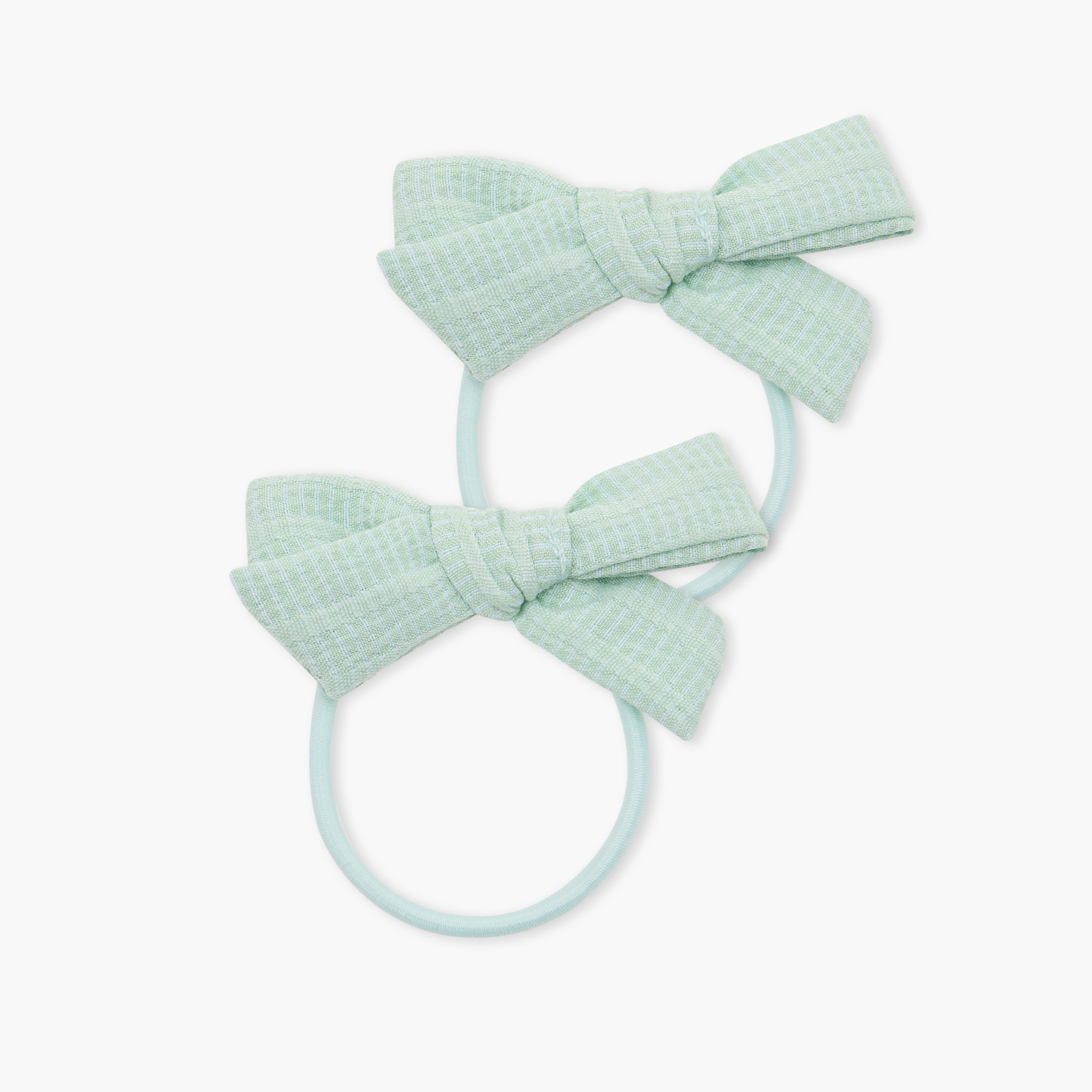 ربطات شعر فيونكة بارزة الملمس من تشارمز - طقم من قطعتين-girls-accessories-hairaccessories-image-2