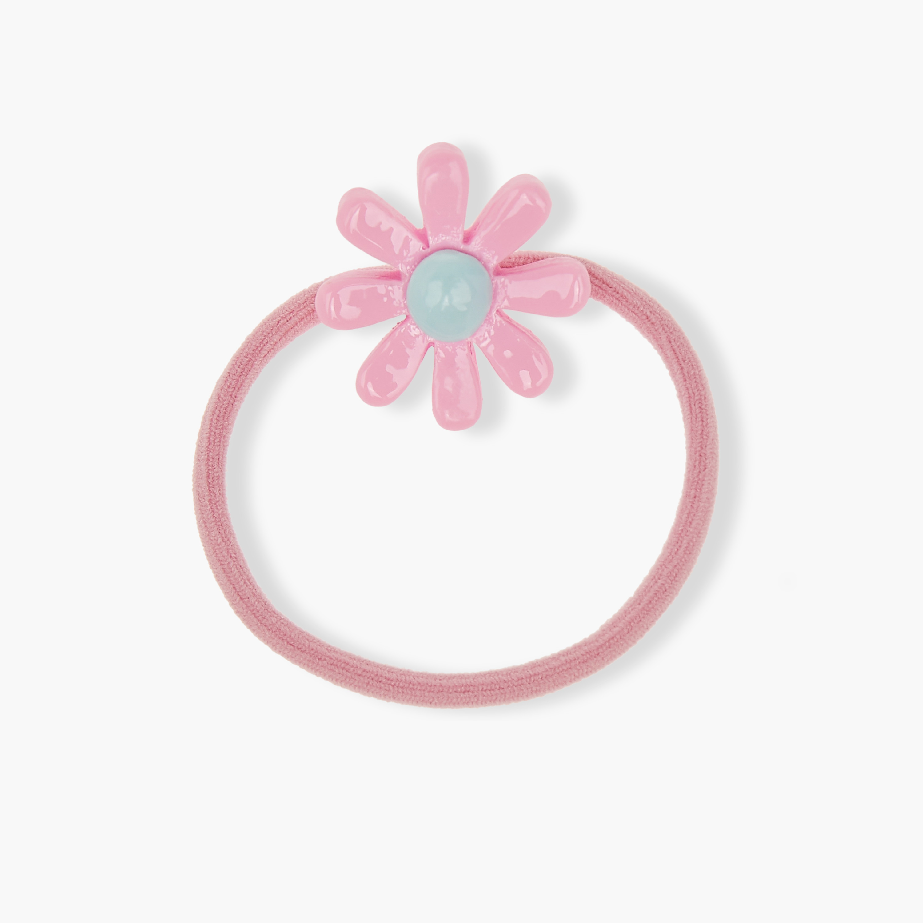 Charmz Flower Applique Hair Tie - Set of 2-girls-accessories-hairaccessories-image-2