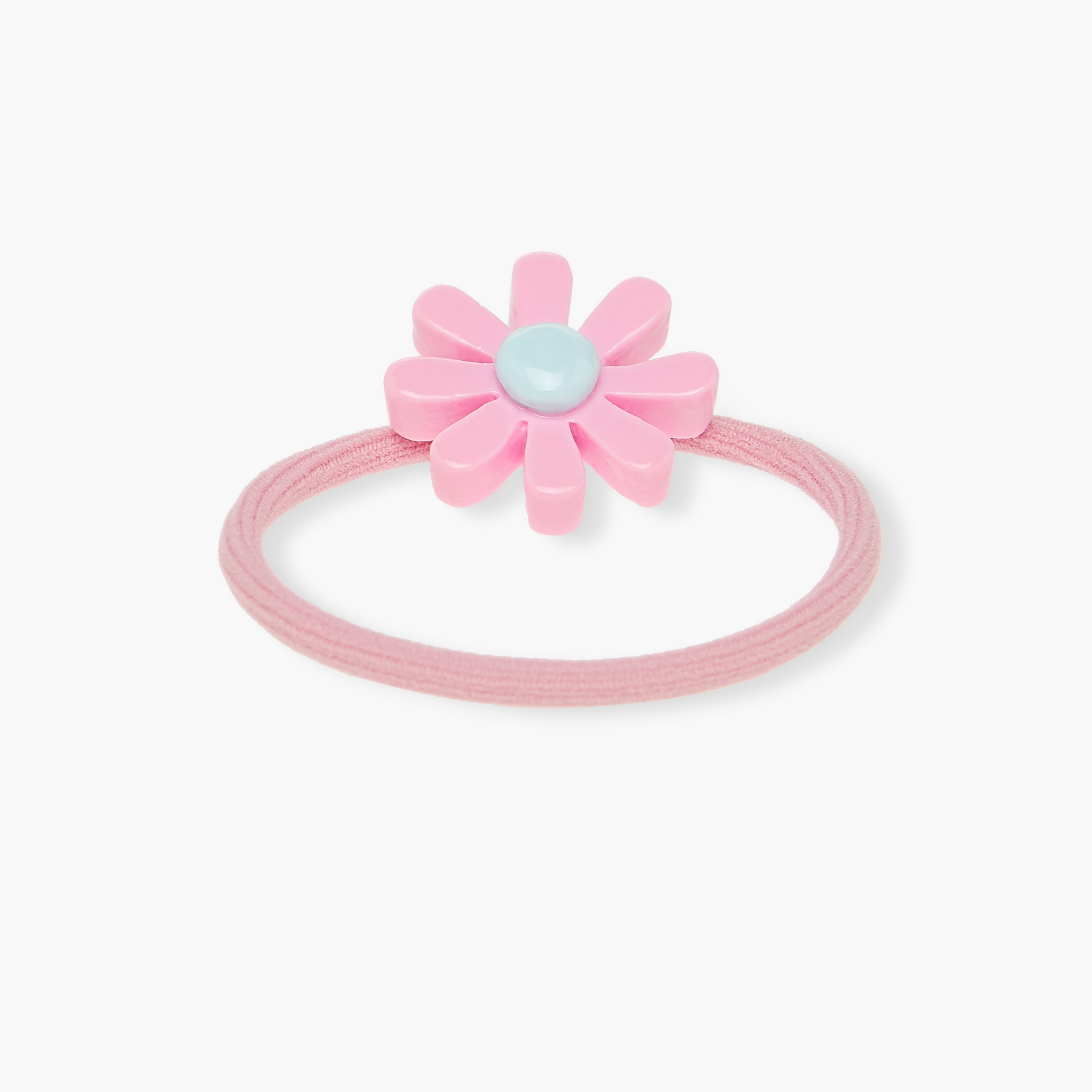 Charmz Flower Applique Hair Tie - Set of 2-girls-accessories-hairaccessories-image-4