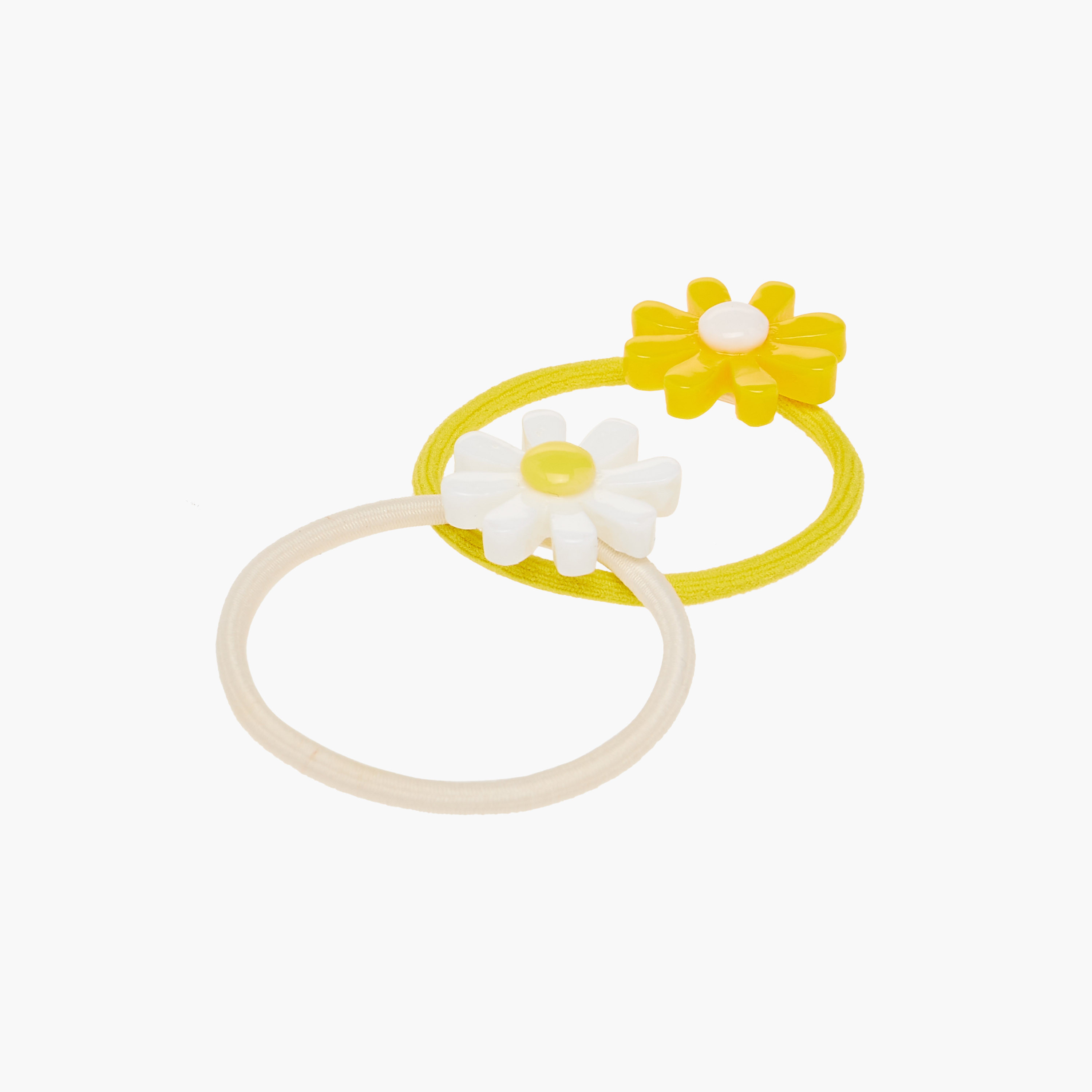Flower Applique Hair Tie - Set of 2-girls-accessories-hairaccessories-image-6