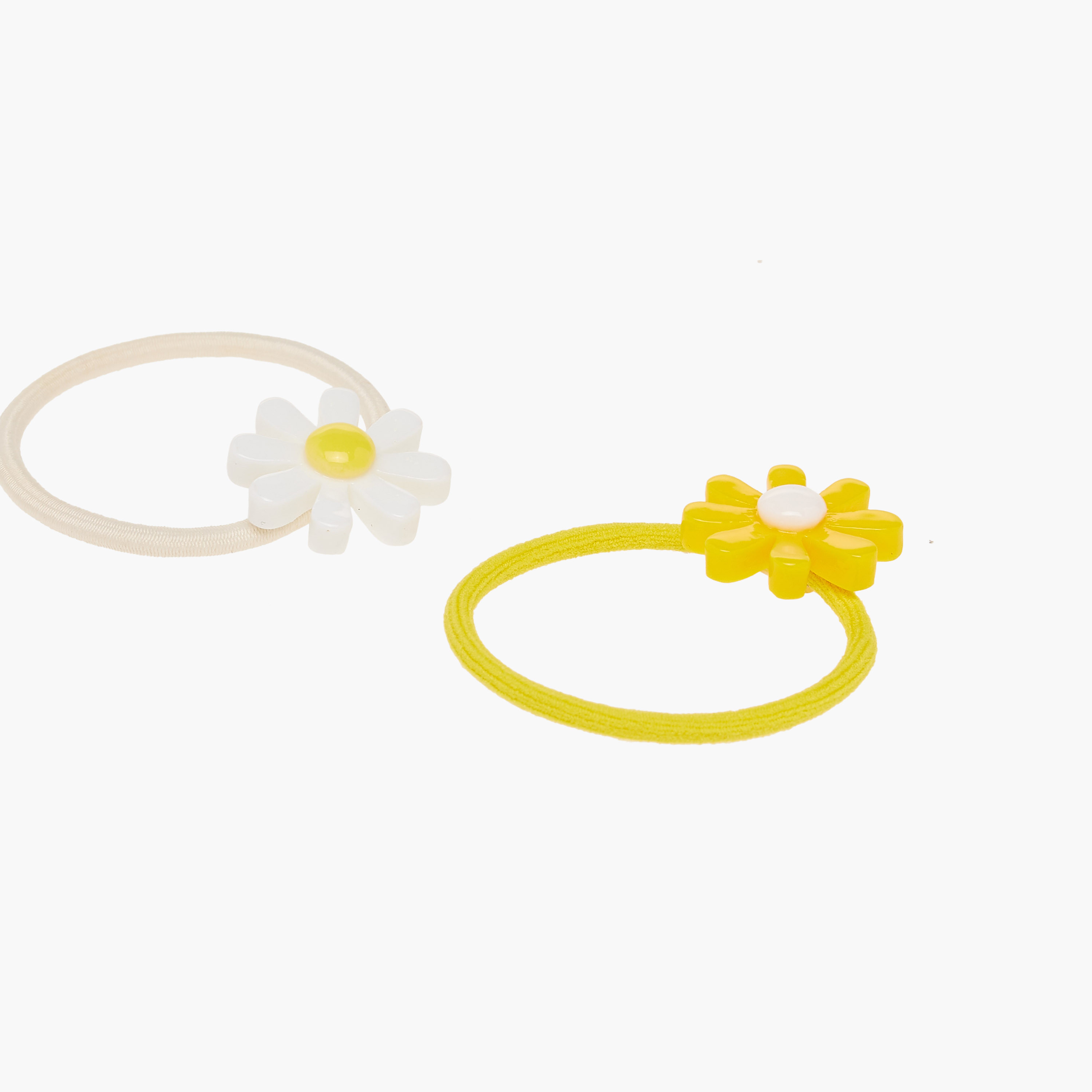 Flower Applique Hair Tie - Set of 2-girls-accessories-hairaccessories-image-7