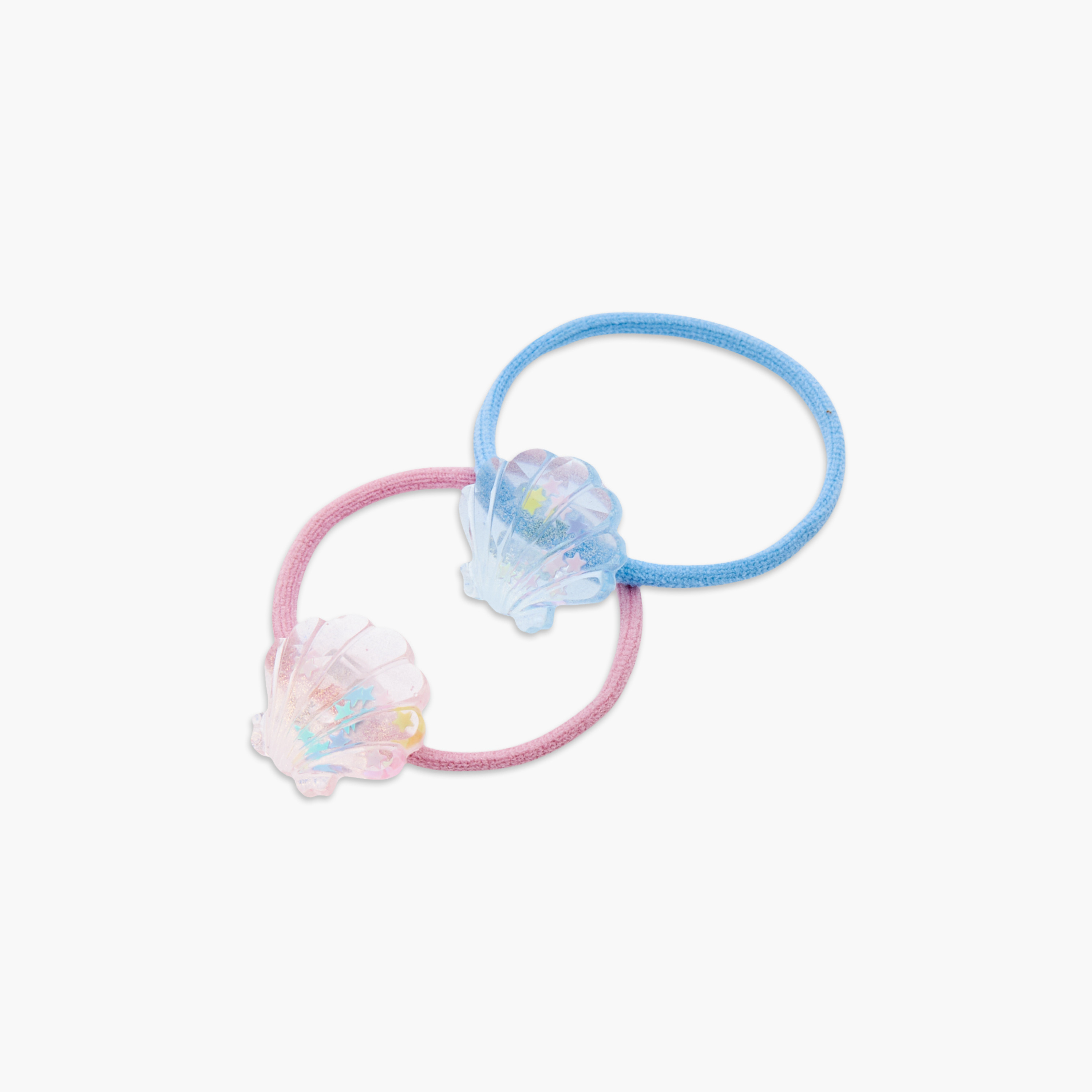 Charmz Mermaid Applique Hair Tie - Set of 2-girls-accessories-hairaccessories-image-2