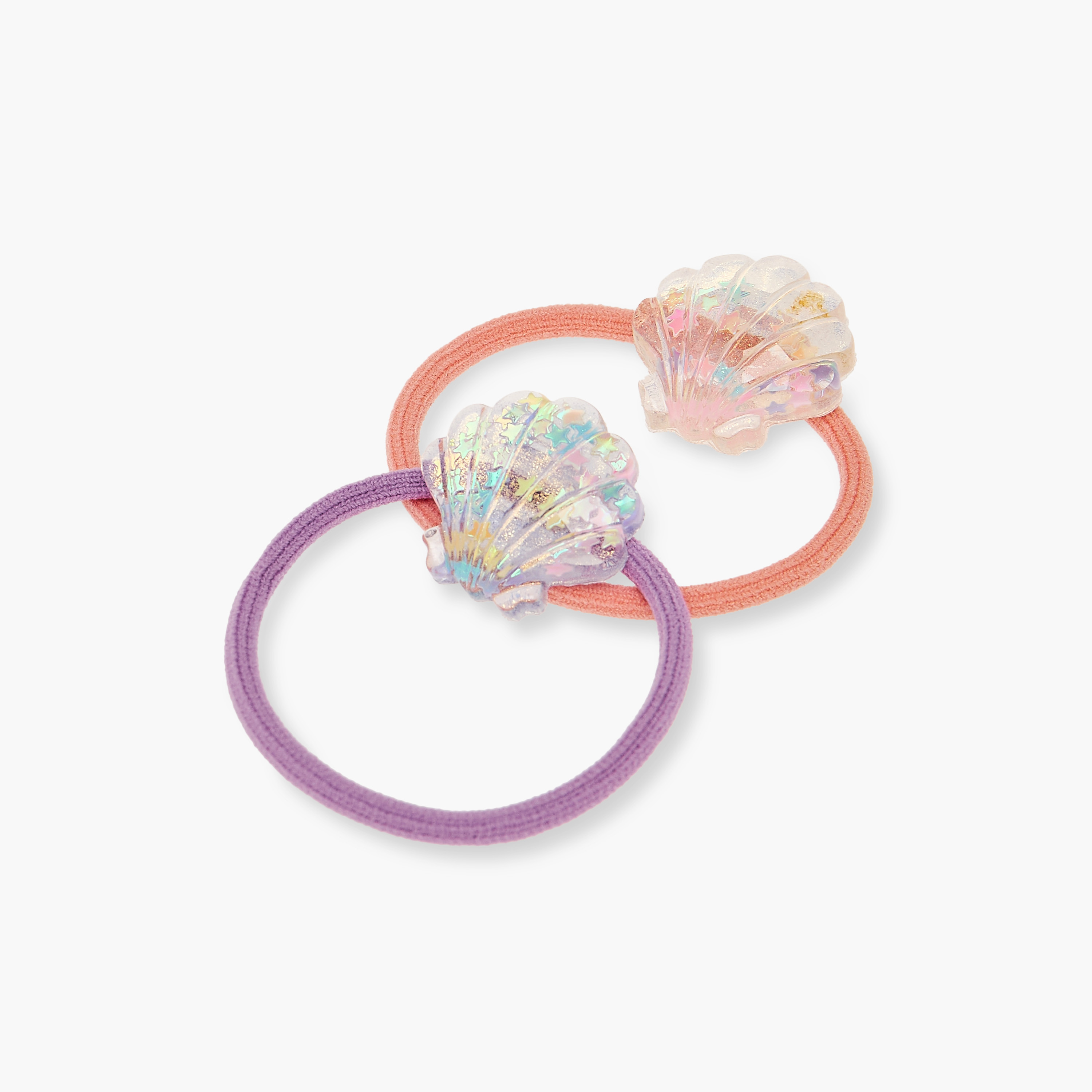 Charmz Mermaid Applique Hair Tie - Set of 2-girls-accessories-hairaccessories-image-6