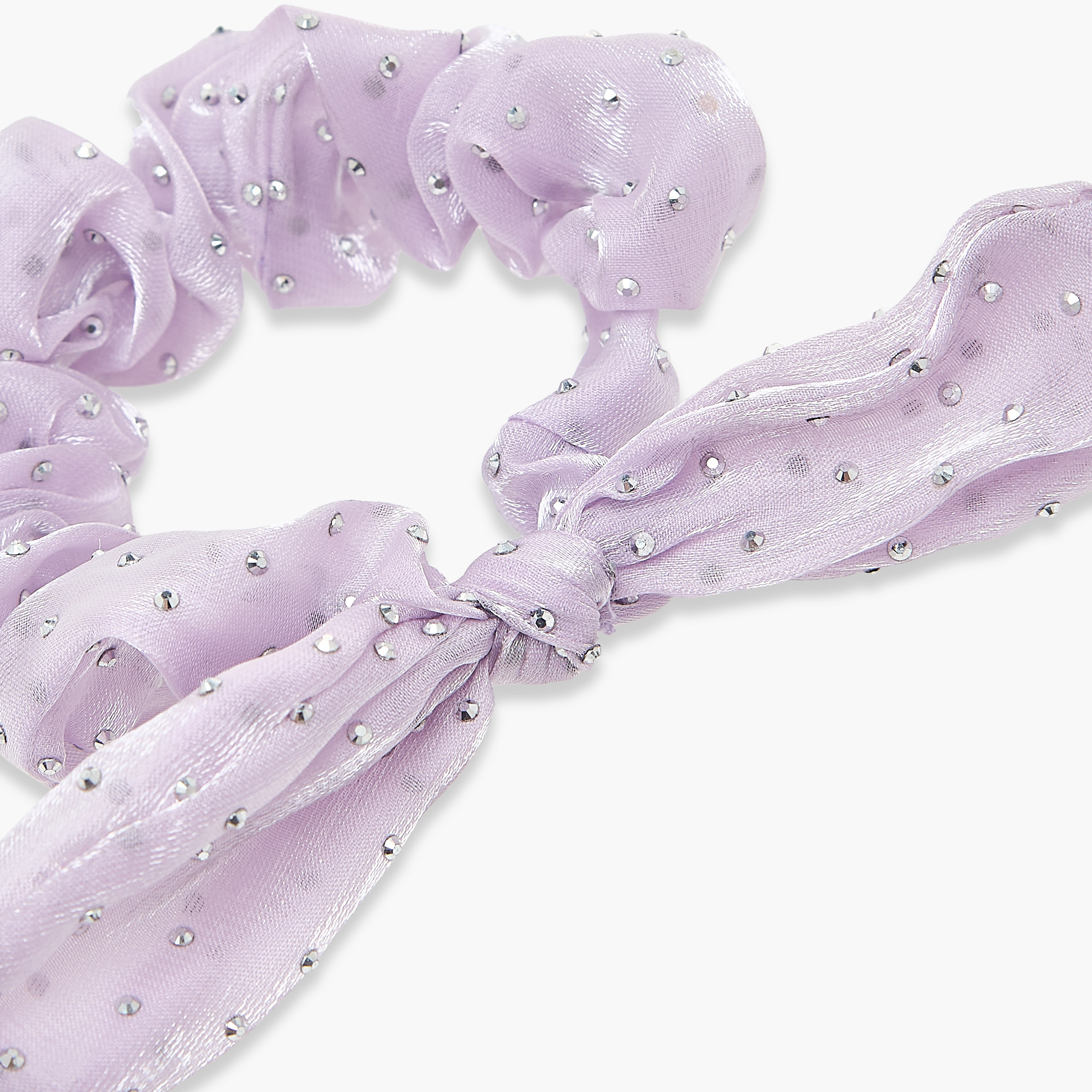 ربطة سكرانشي مزينة بالترتر من تشارمز - طقم من قطعتين-girls-accessories-hairaccessories-image-6
