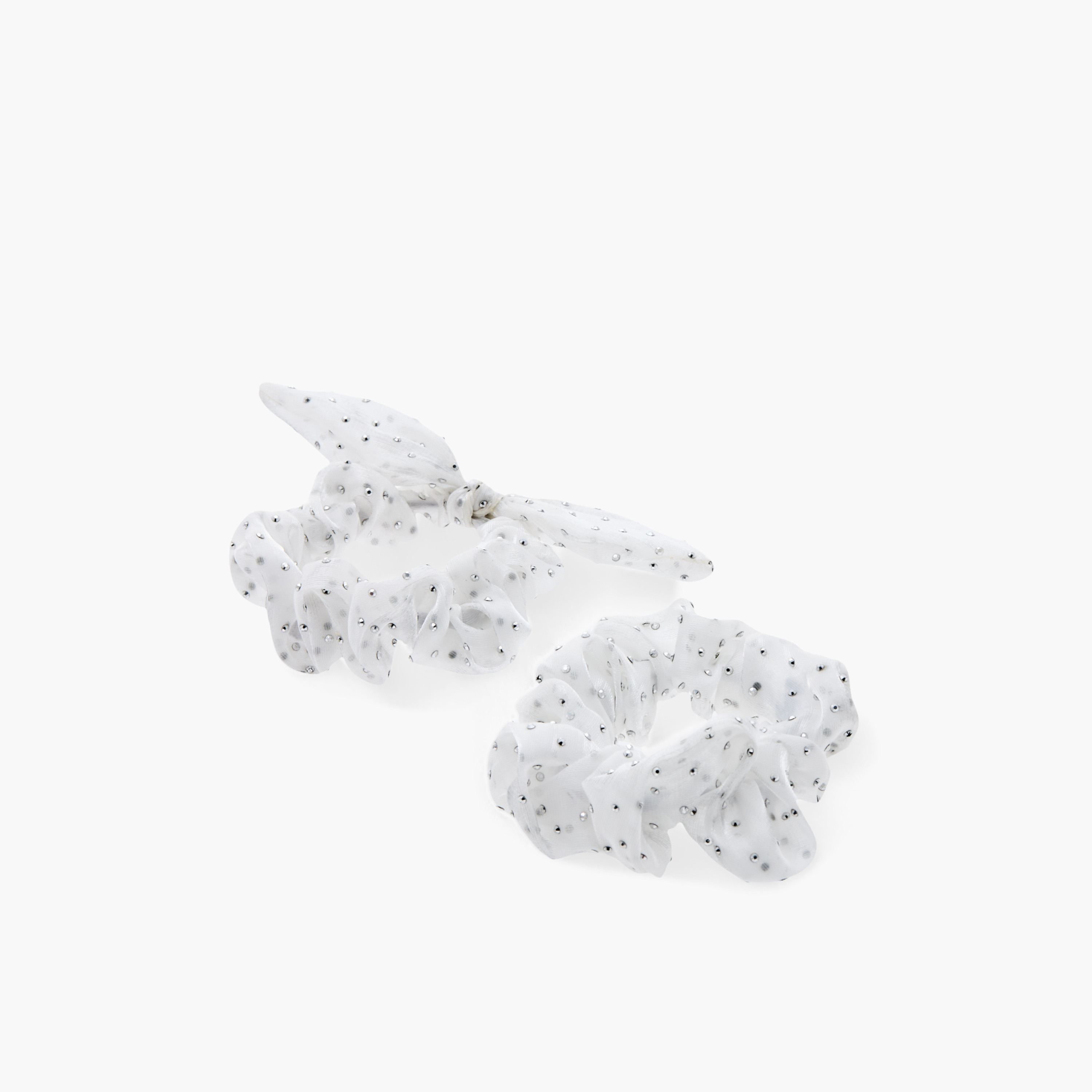 Charmz Embellished Hair Scrunchie - Set of 2-girls-accessories-hairaccessories-image-3