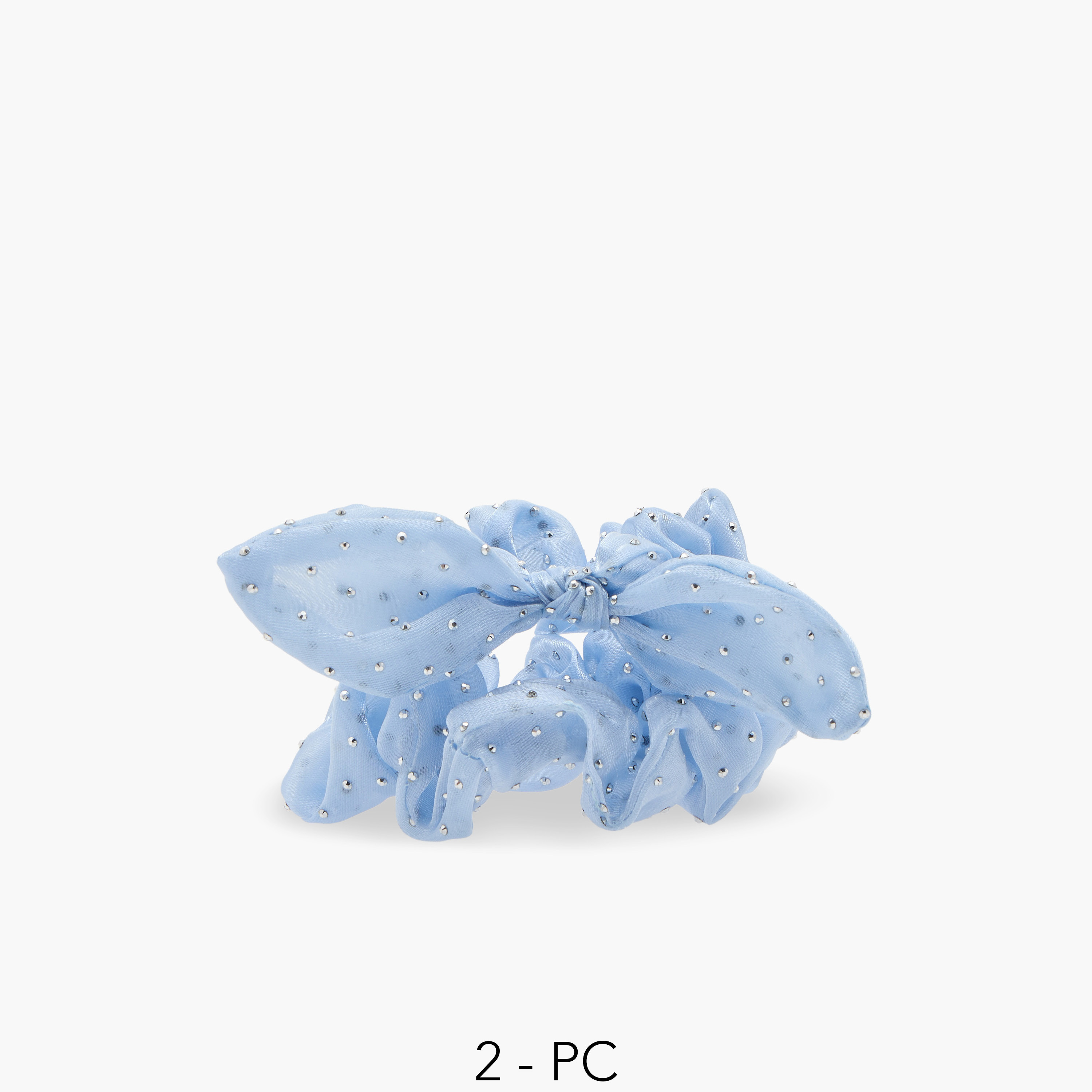 Charmz Studded Scrunchie - Set of 2-girls-accessories-hairaccessories-image-1