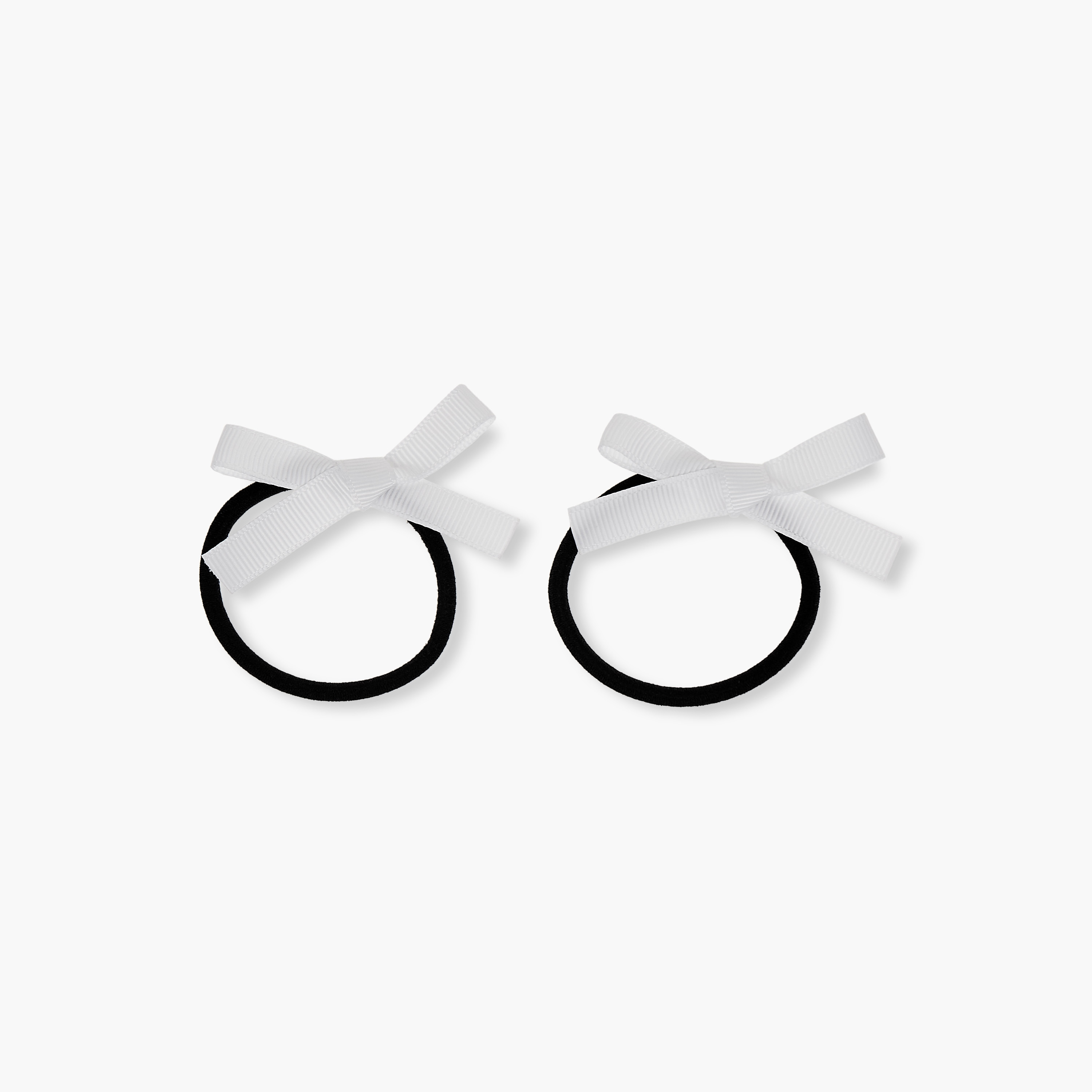 Bow Applique Hair Tie - Set of 6-girls-accessories-hairaccessories-image-3