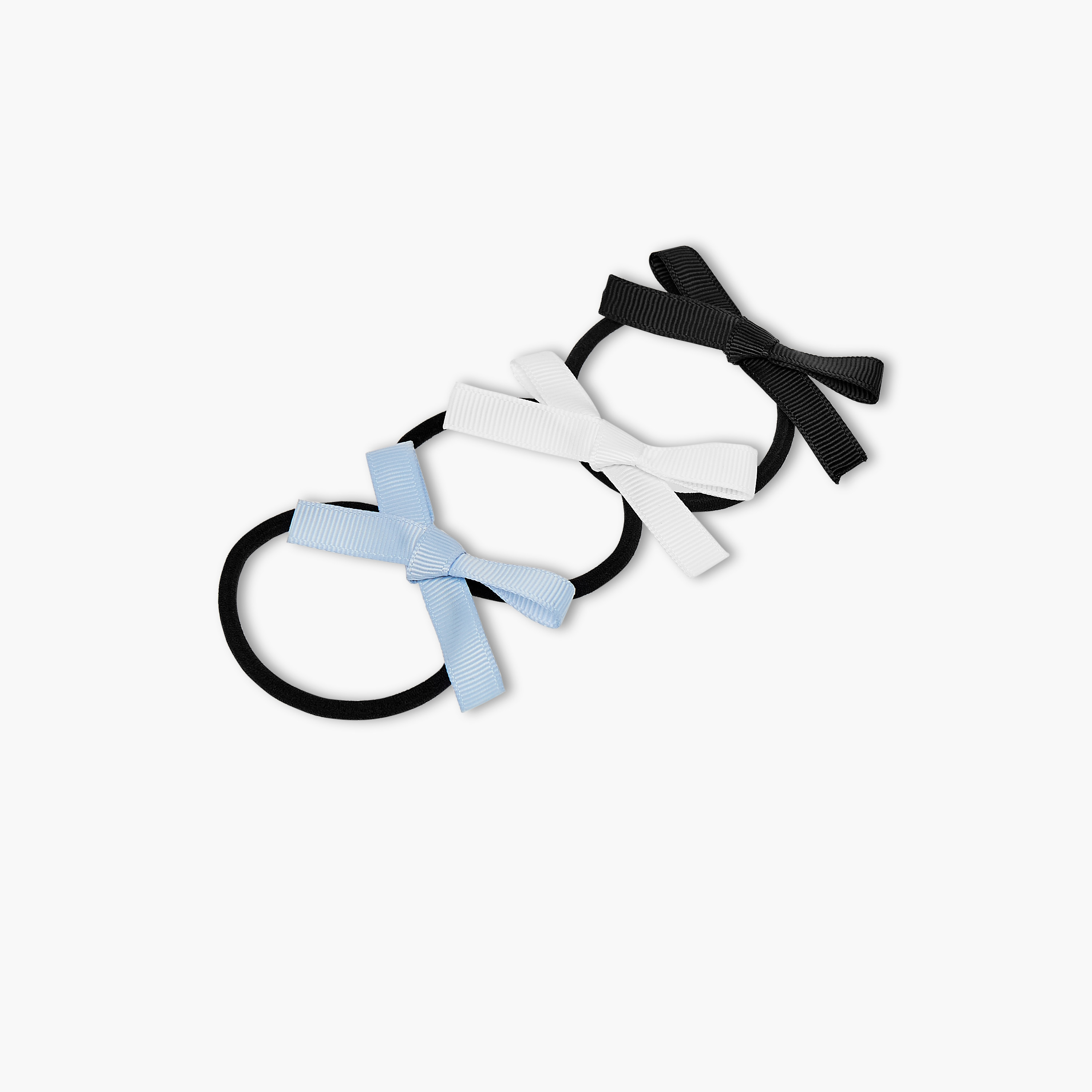 Bow Applique Hair Tie - Set of 6-girls-accessories-hairaccessories-image-8