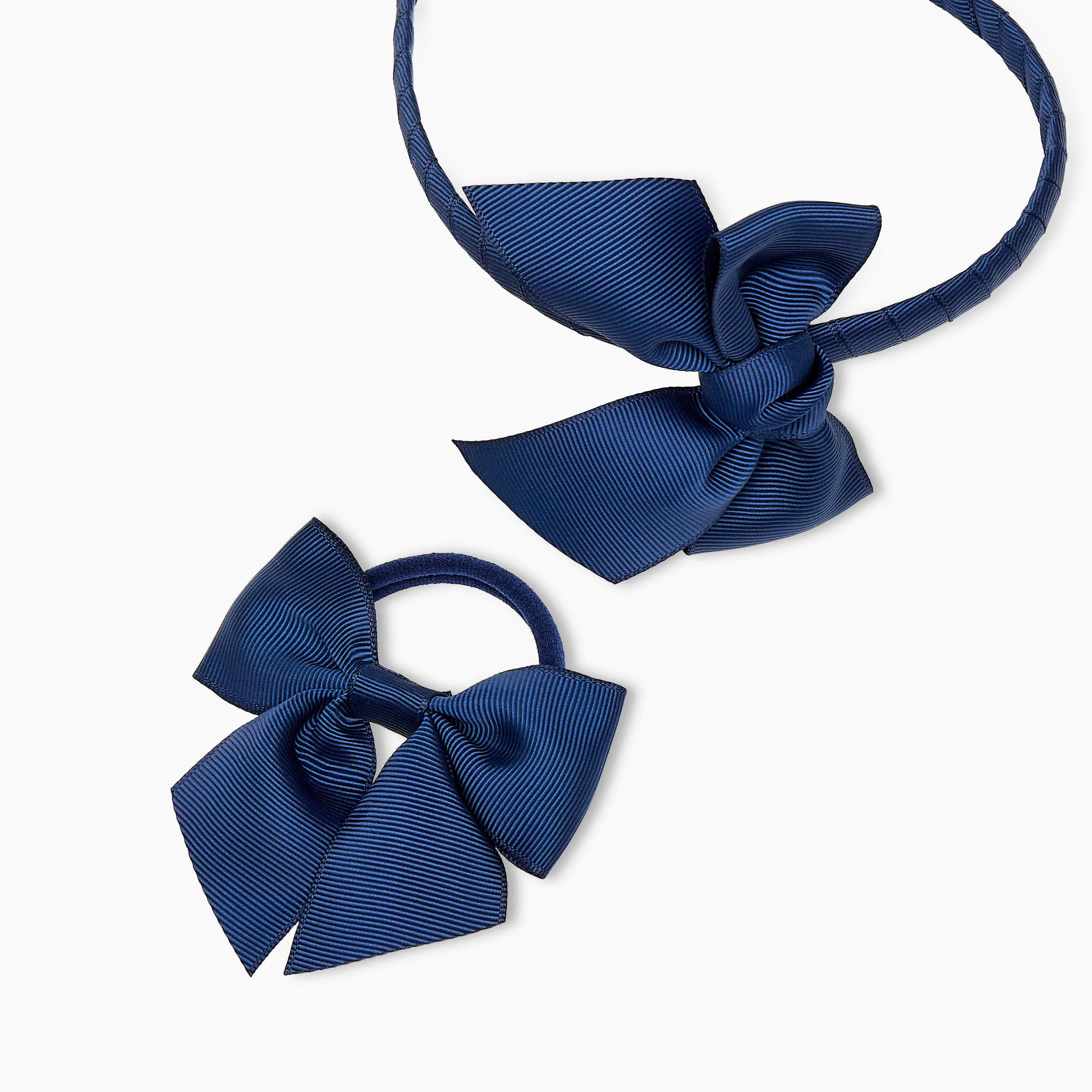 طقم ربطة وشريطة شعر بزخارف فيونكة من تشارمز-girls-accessories-hairaccessories-image-6