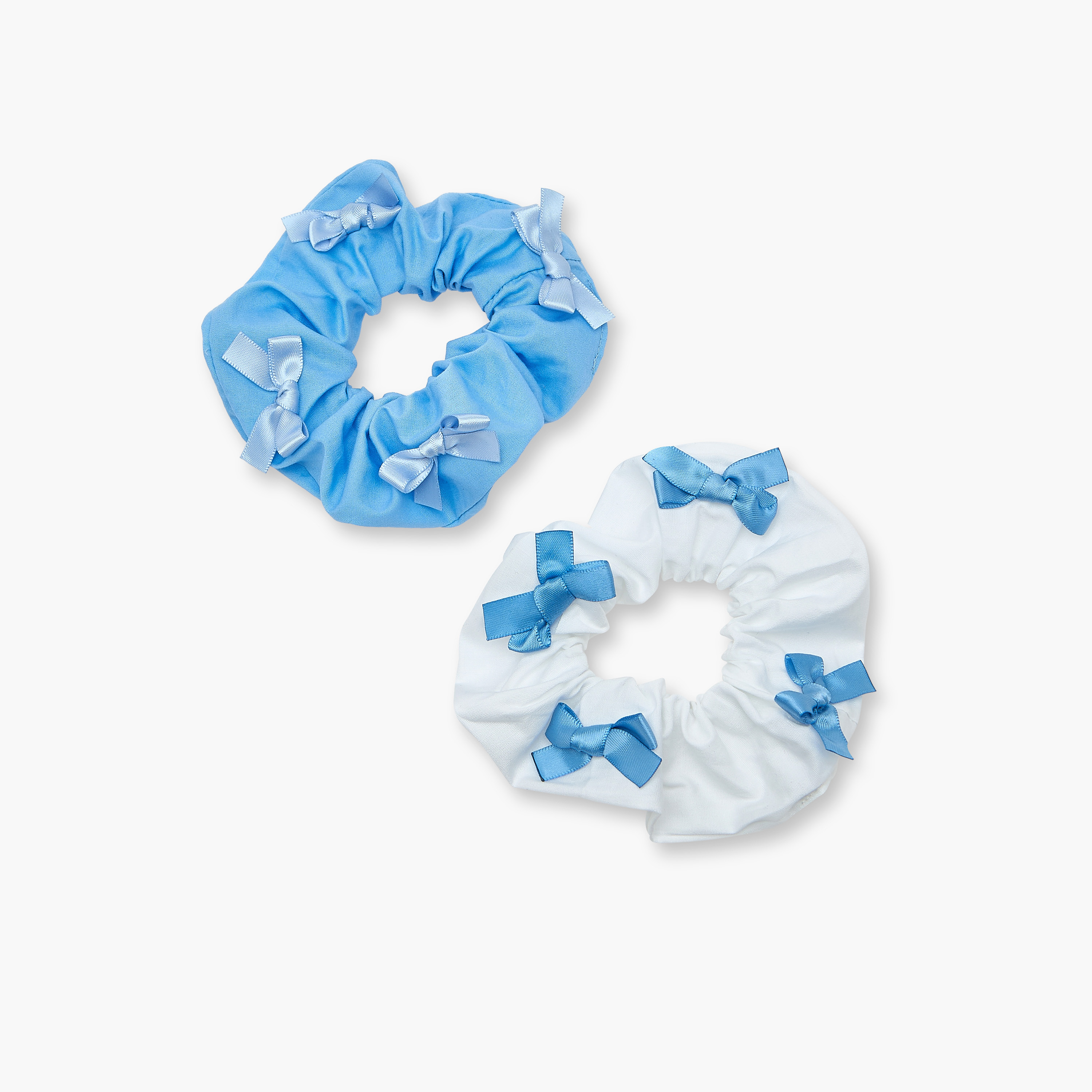 Charmz Bow Applique Hair Scrunchie - Set of 2-girls-accessories-hairaccessories-image-4