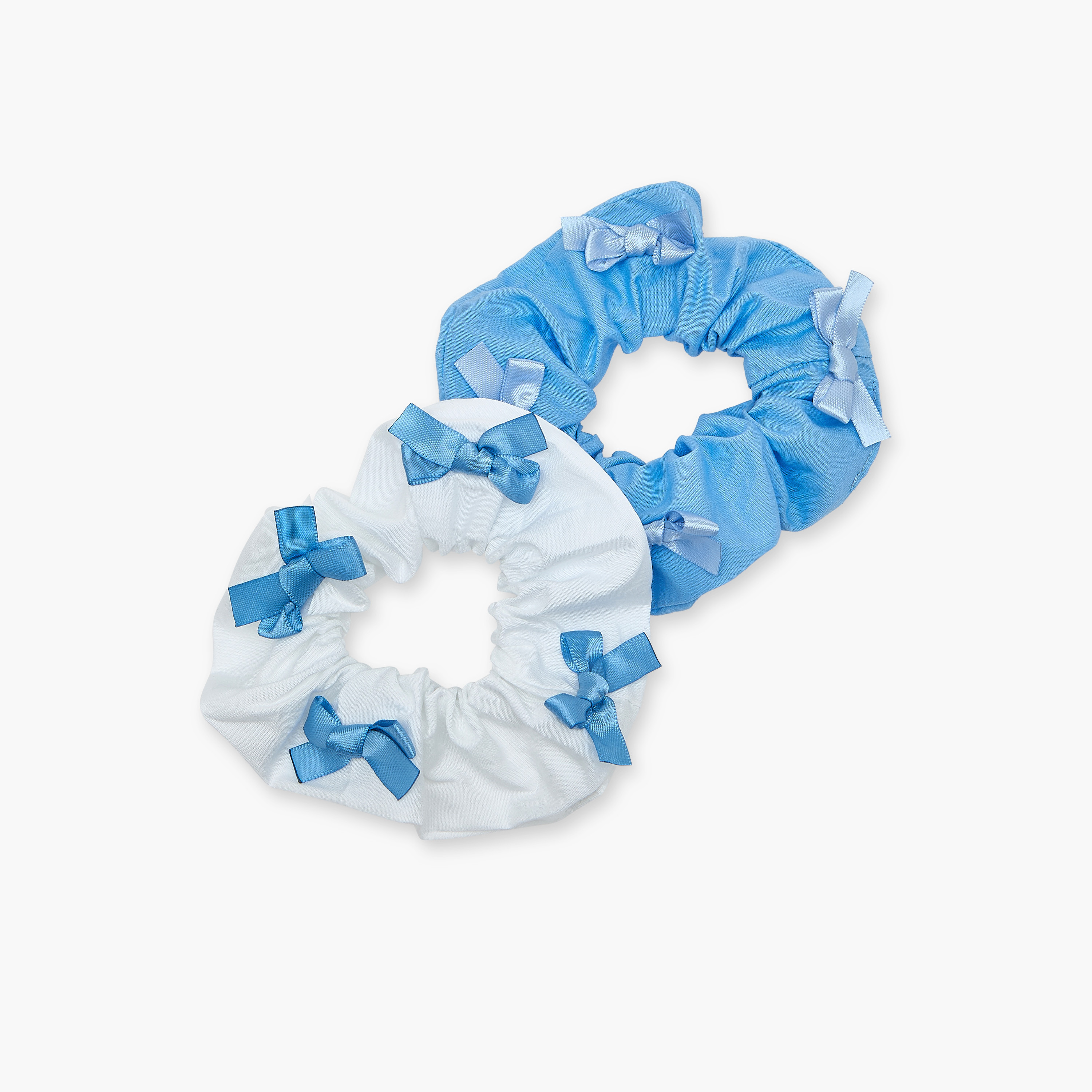 Charmz Bow Applique Hair Scrunchie - Set of 2-girls-accessories-hairaccessories-image-5