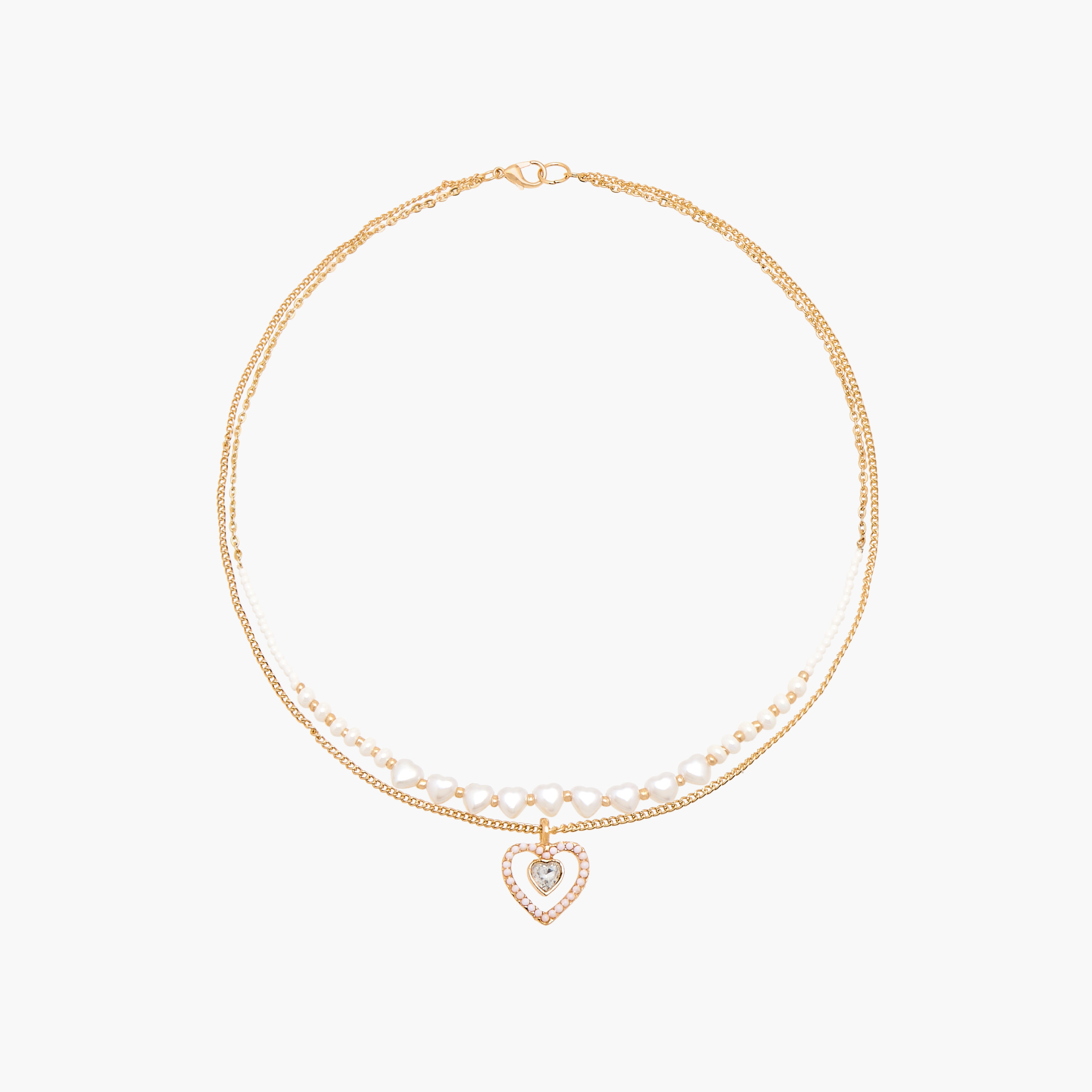 عقد بدلاية قلب ومشبك إغلاق من تشارمز-girls-accessories-jewellery-image-1