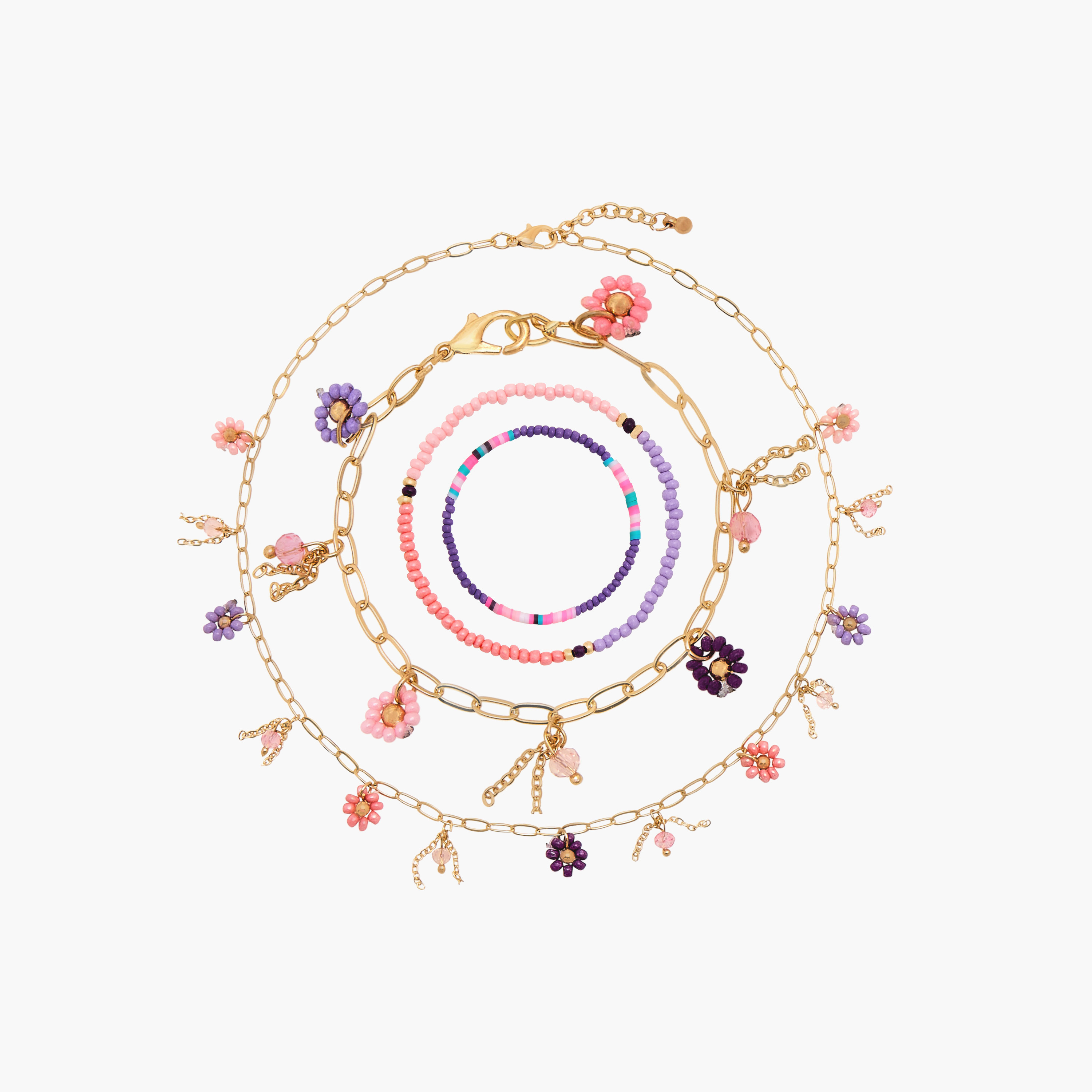 Charmz 4-Piece Assorted Necklace and Bracelet Set-girls-accessories-jewellery-image-1