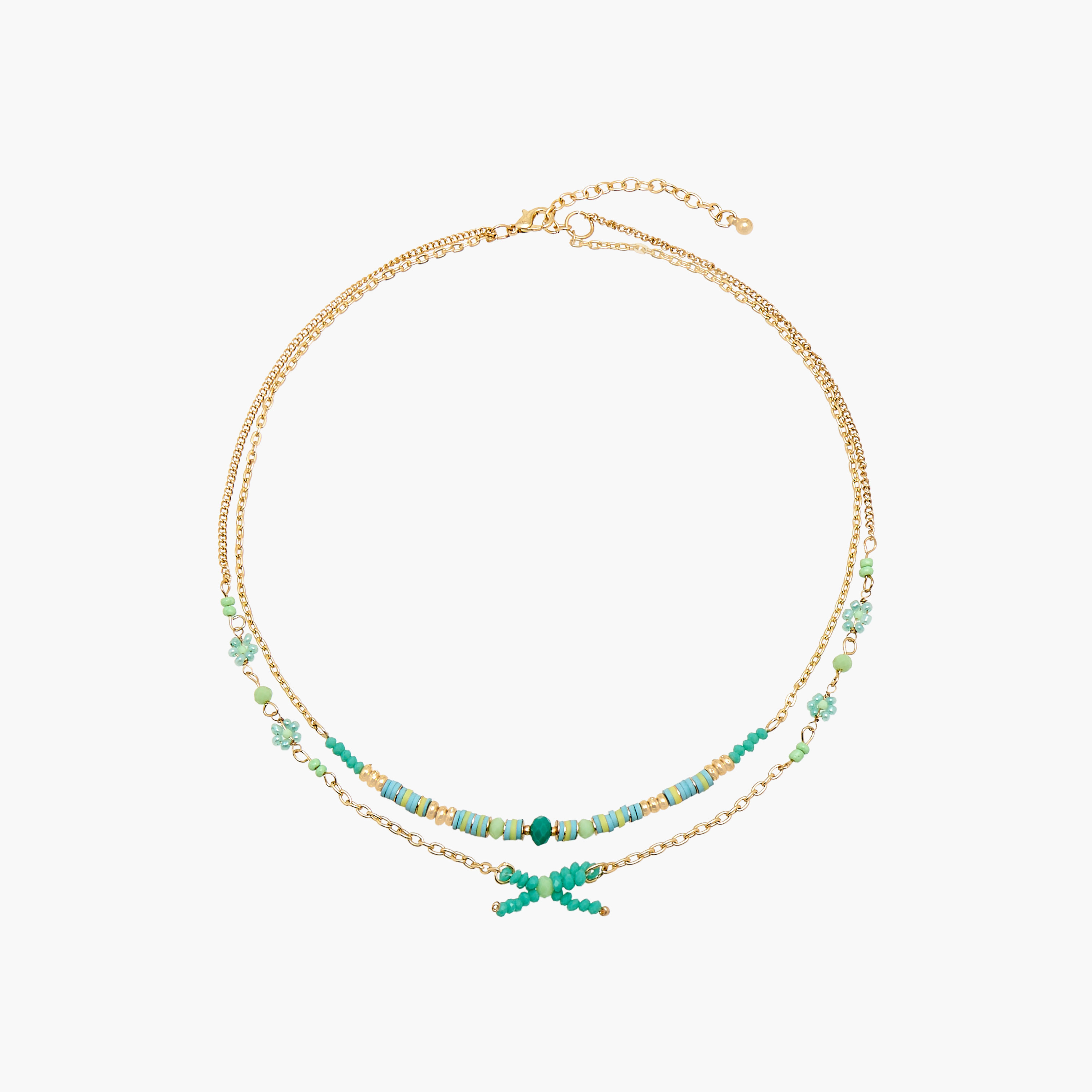 عقد متعدد الطبقات مزين بالخرز بمشبك إغلاق من تشارمز-girls-accessories-jewellery-image-1