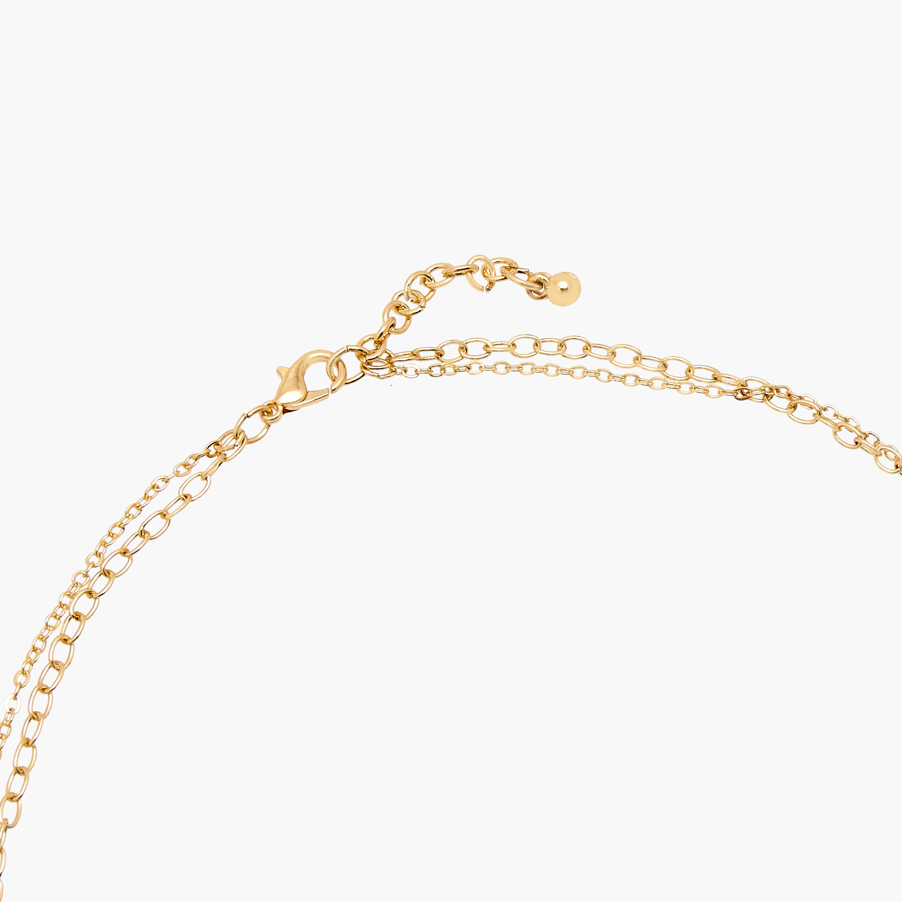 Charmz Beaded Layered Necklace with Lobster Clasp Closure-girls-accessories-jewellery-image-4