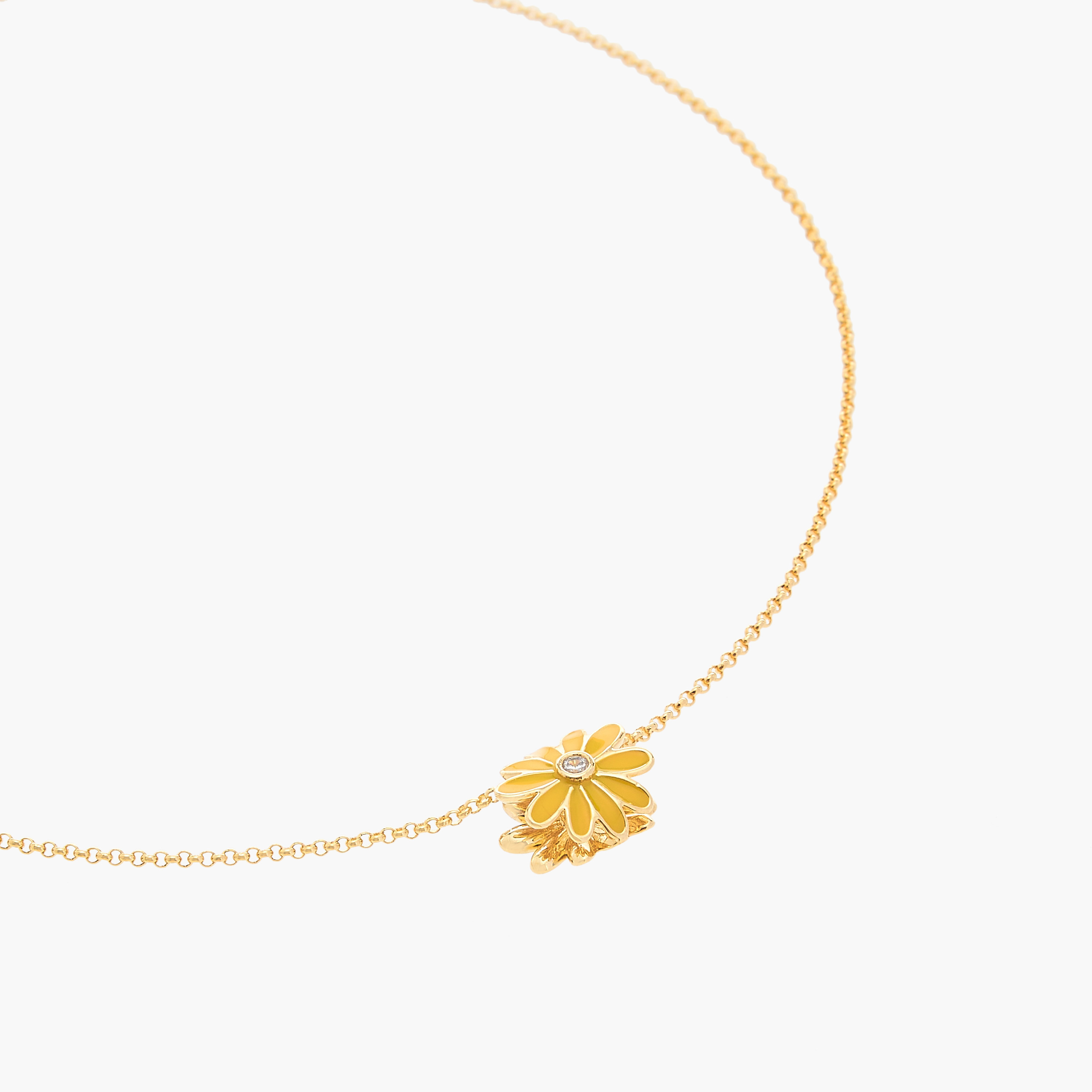Charmz Floral Pendant Necklace with Lobster Clasp Closure-girls-accessories-jewellery-image-2