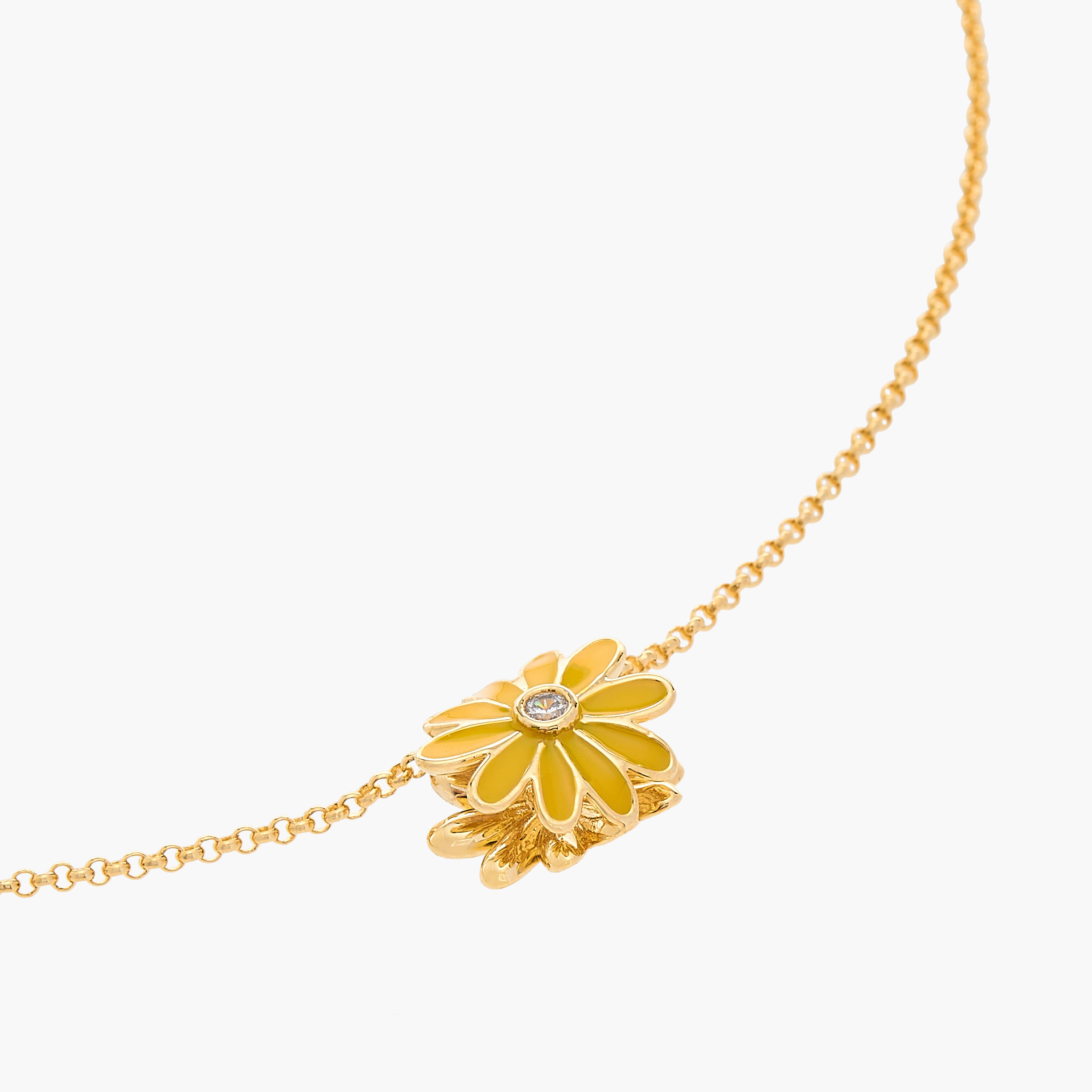 Charmz Floral Pendant Necklace with Lobster Clasp Closure-girls-accessories-jewellery-image-4
