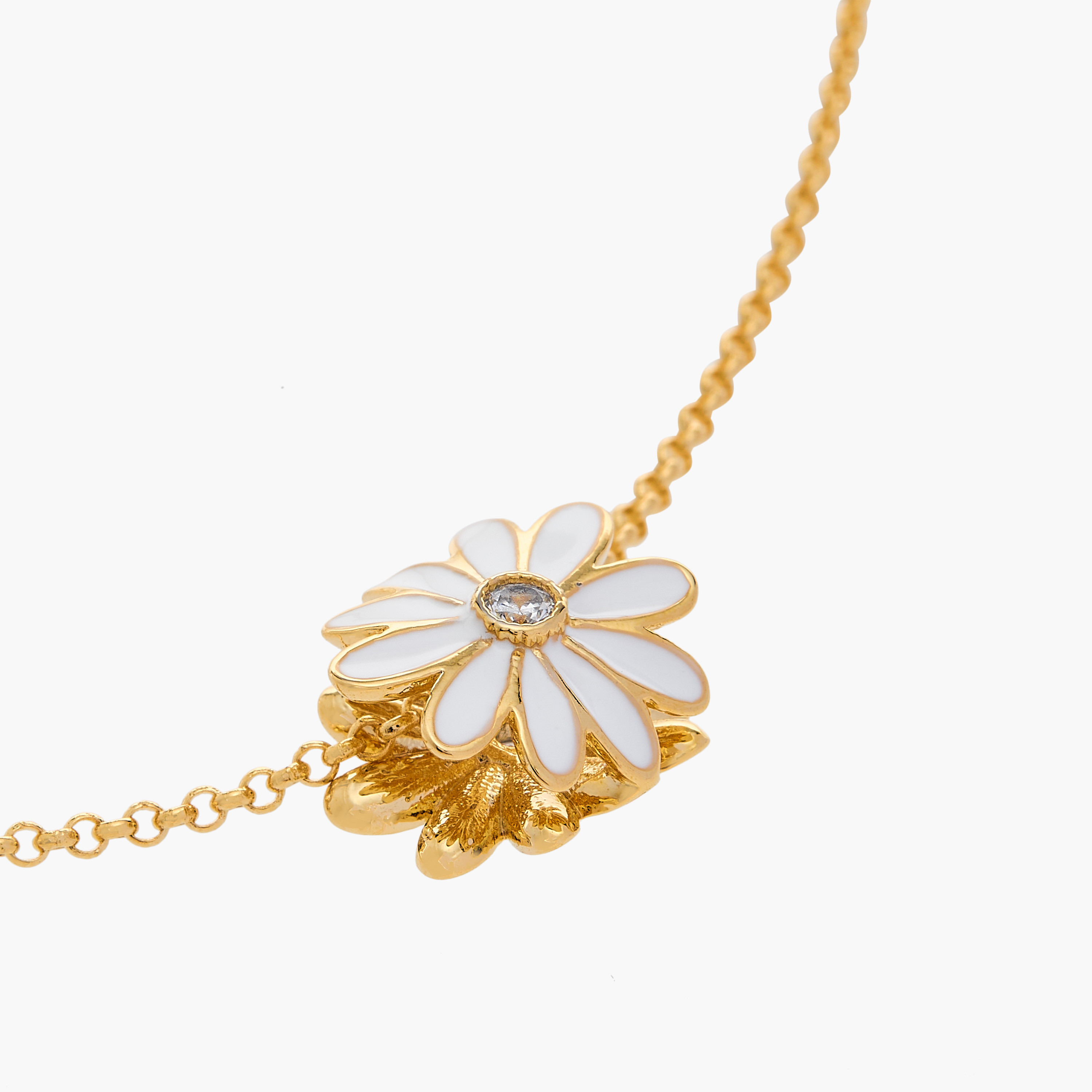 Charmz Floral Pendant Necklace with Lobster Clasp Closure-girls-accessories-jewellery-image-5