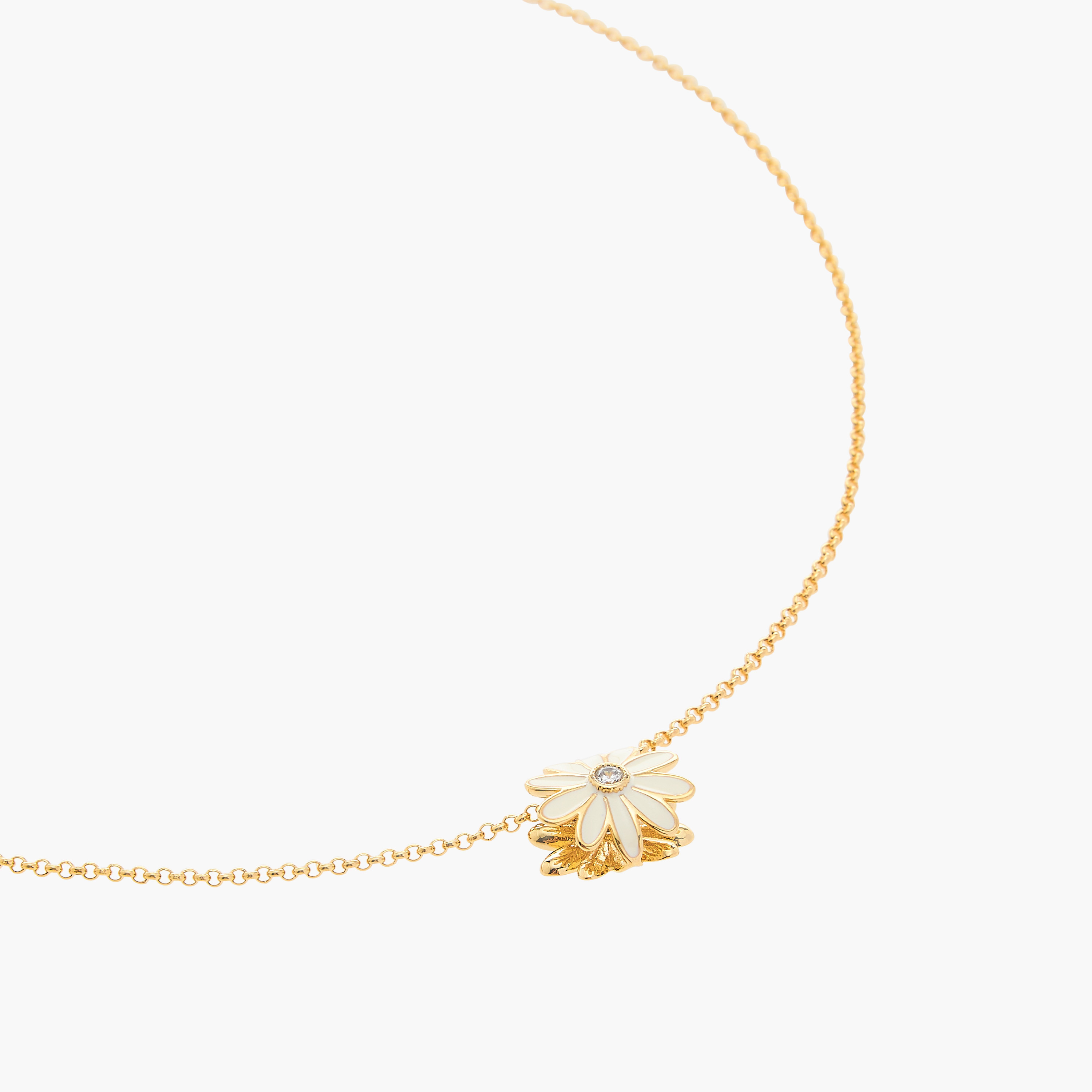 Charmz Floral Pendant Necklace with Lobster Clasp Closure-girls-accessories-jewellery-image-2