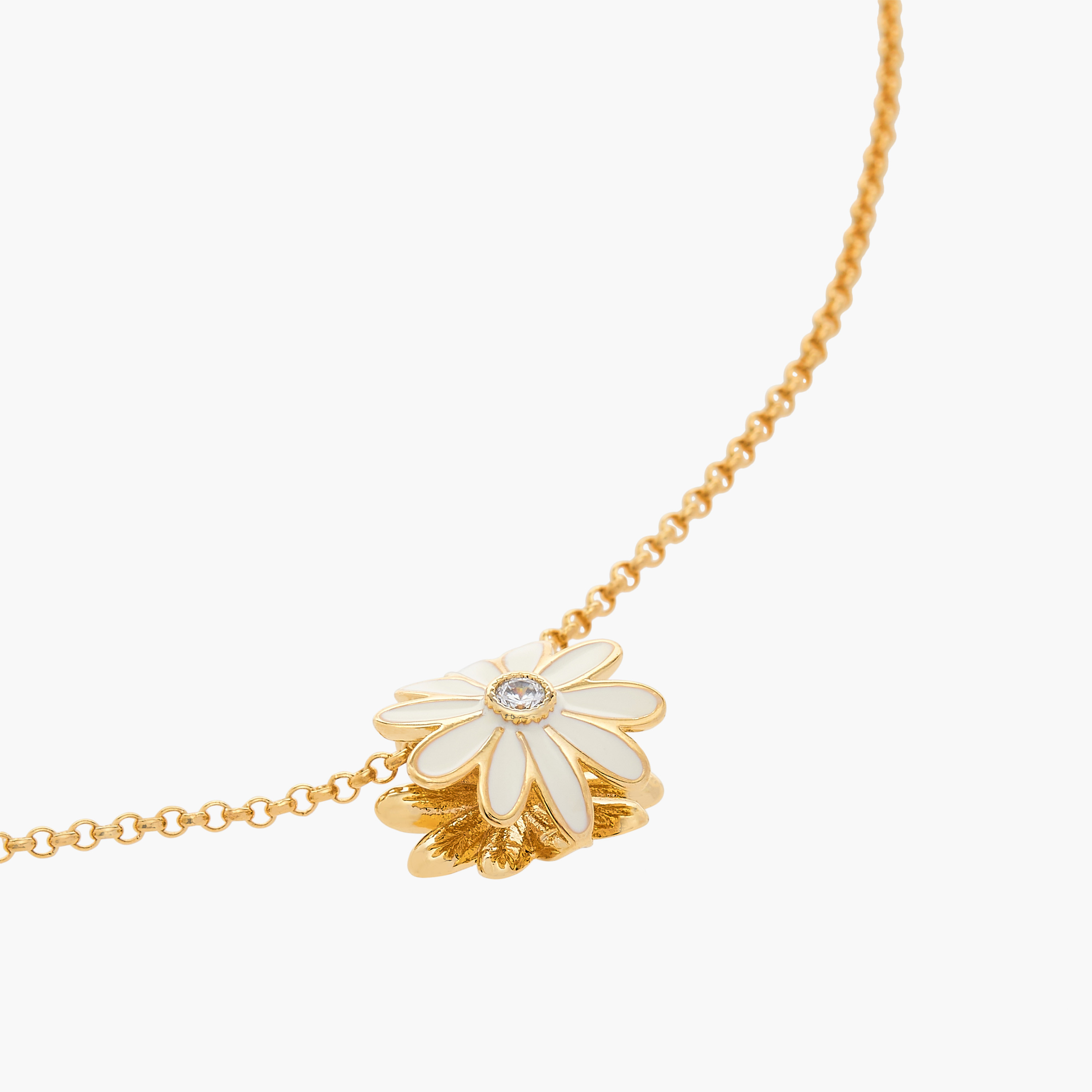 Charmz Floral Pendant Necklace with Lobster Clasp Closure-girls-accessories-jewellery-image-4