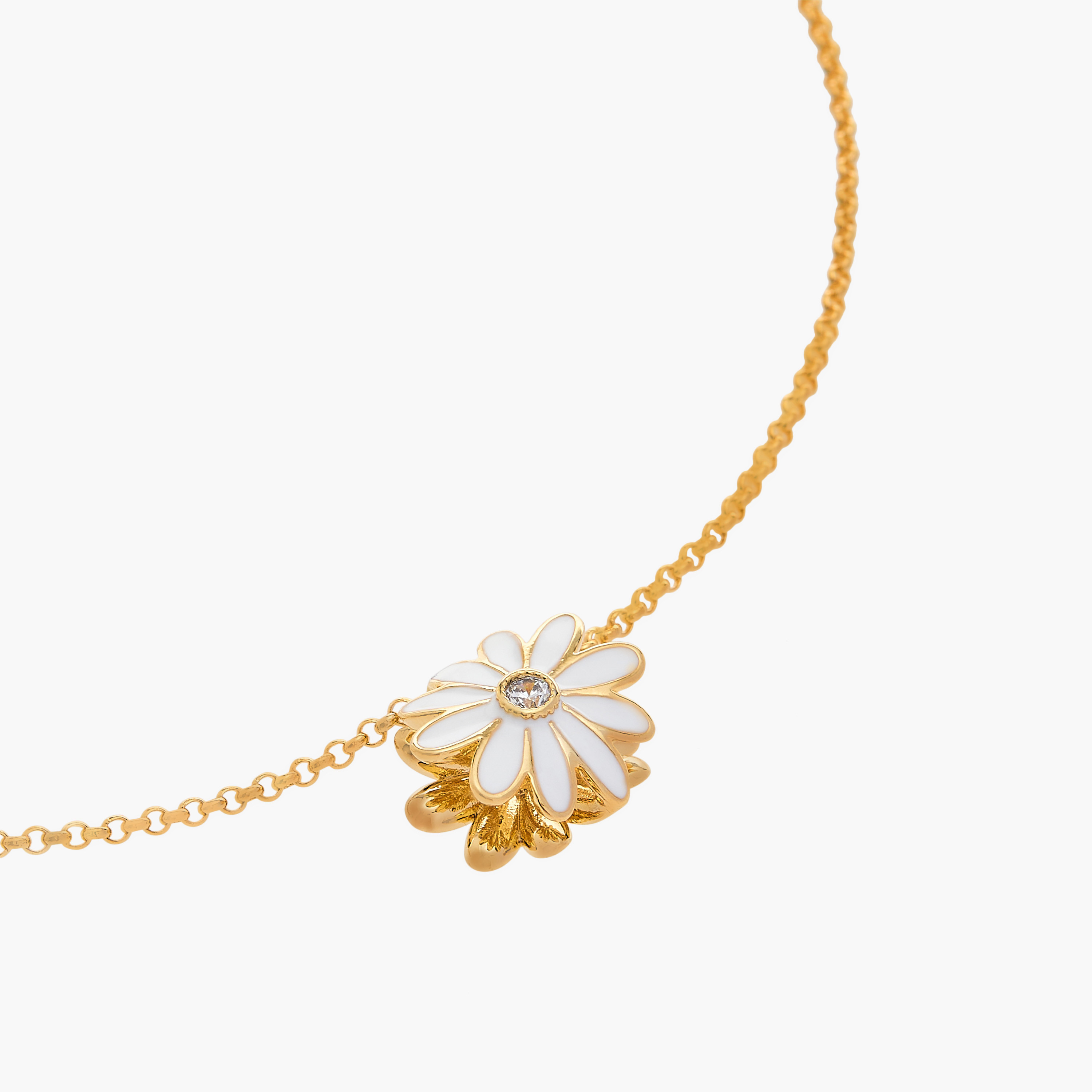 Charmz Floral Pendant Necklace with Lobster Clasp Closure-girls-accessories-jewellery-image-5