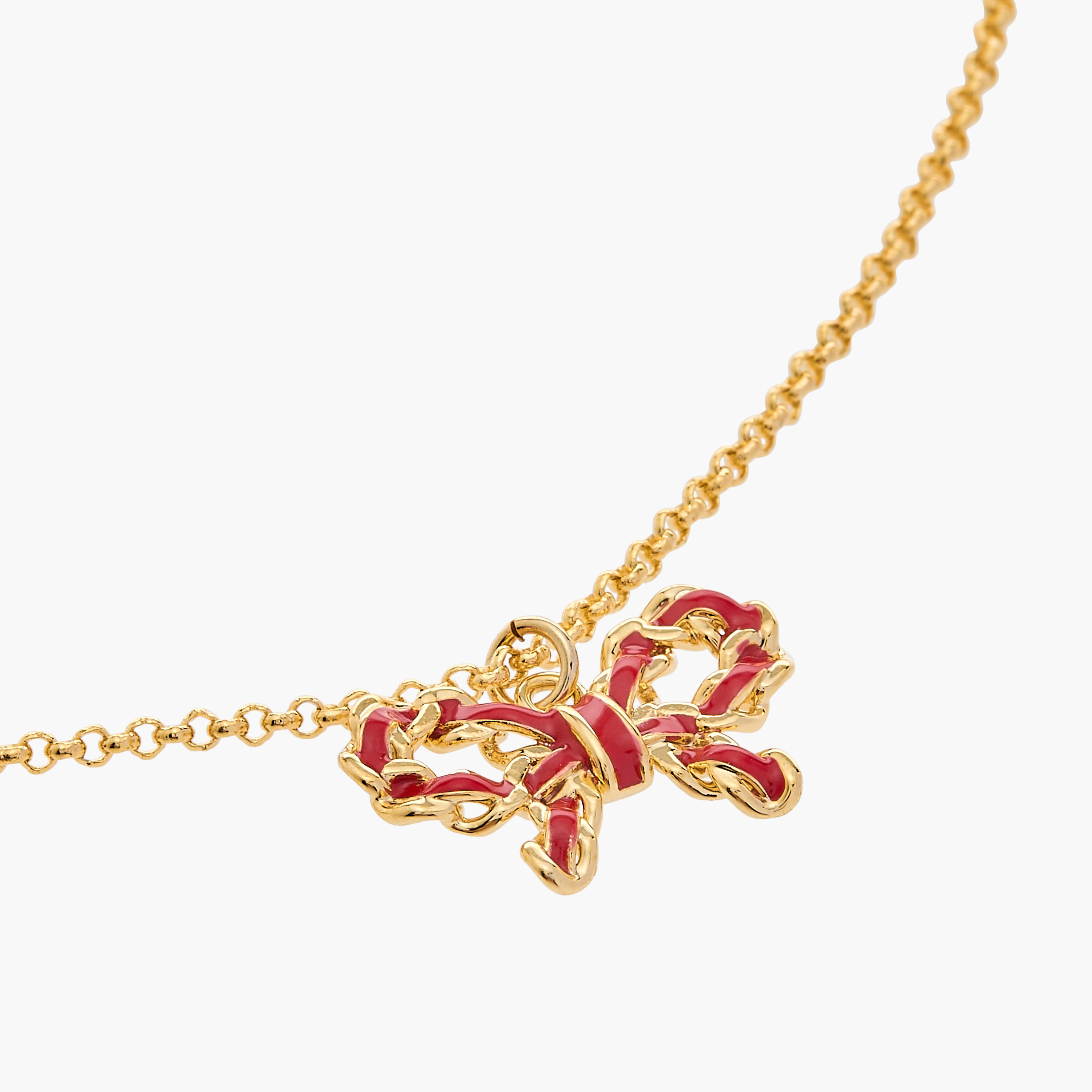 طقم حلق وعقد بدلاية فيونكة من تشارمز-girls-accessories-jewellery-image-5