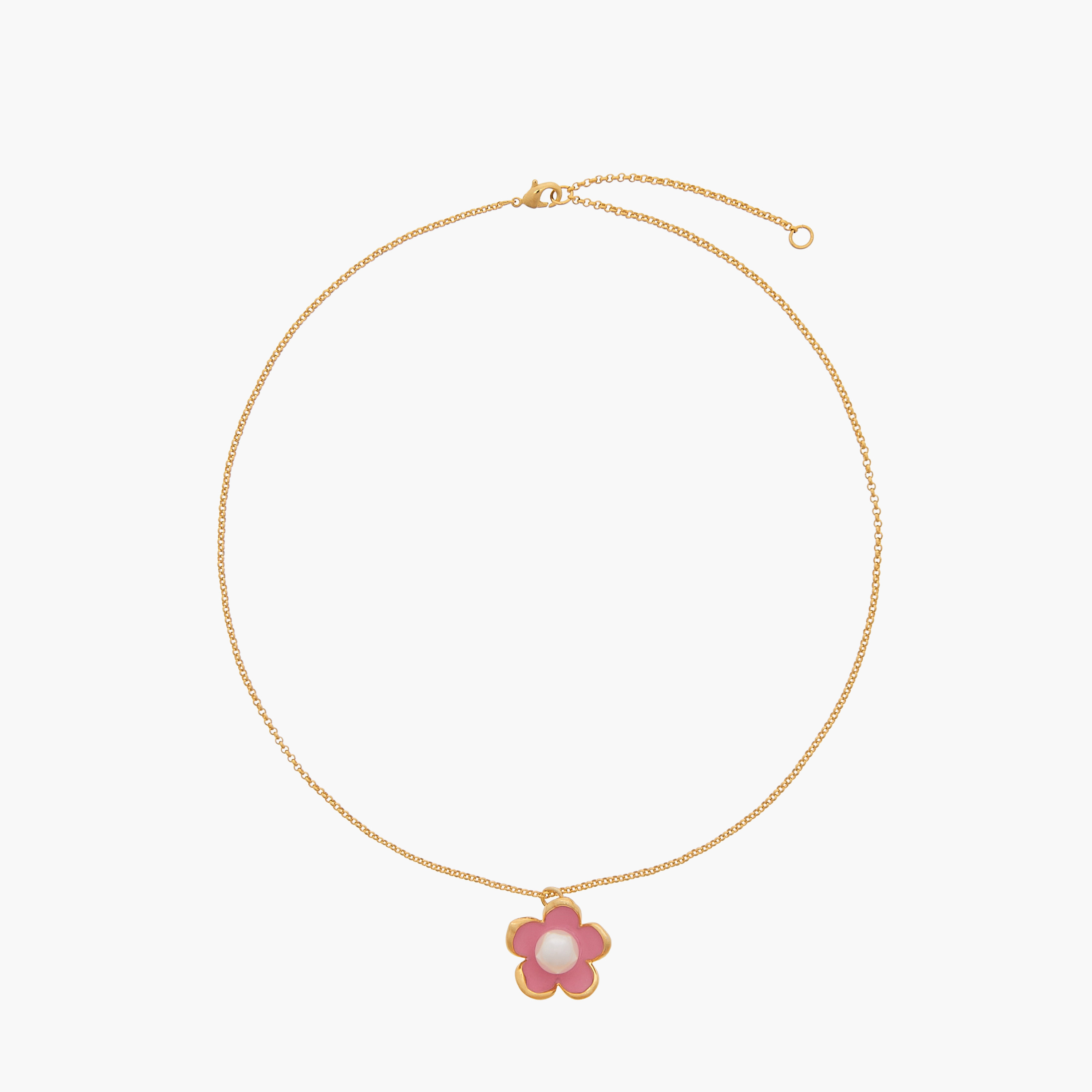 Charmz Flower Pendant Necklace and Earrings Set-girls-accessories-jewellery-image-2