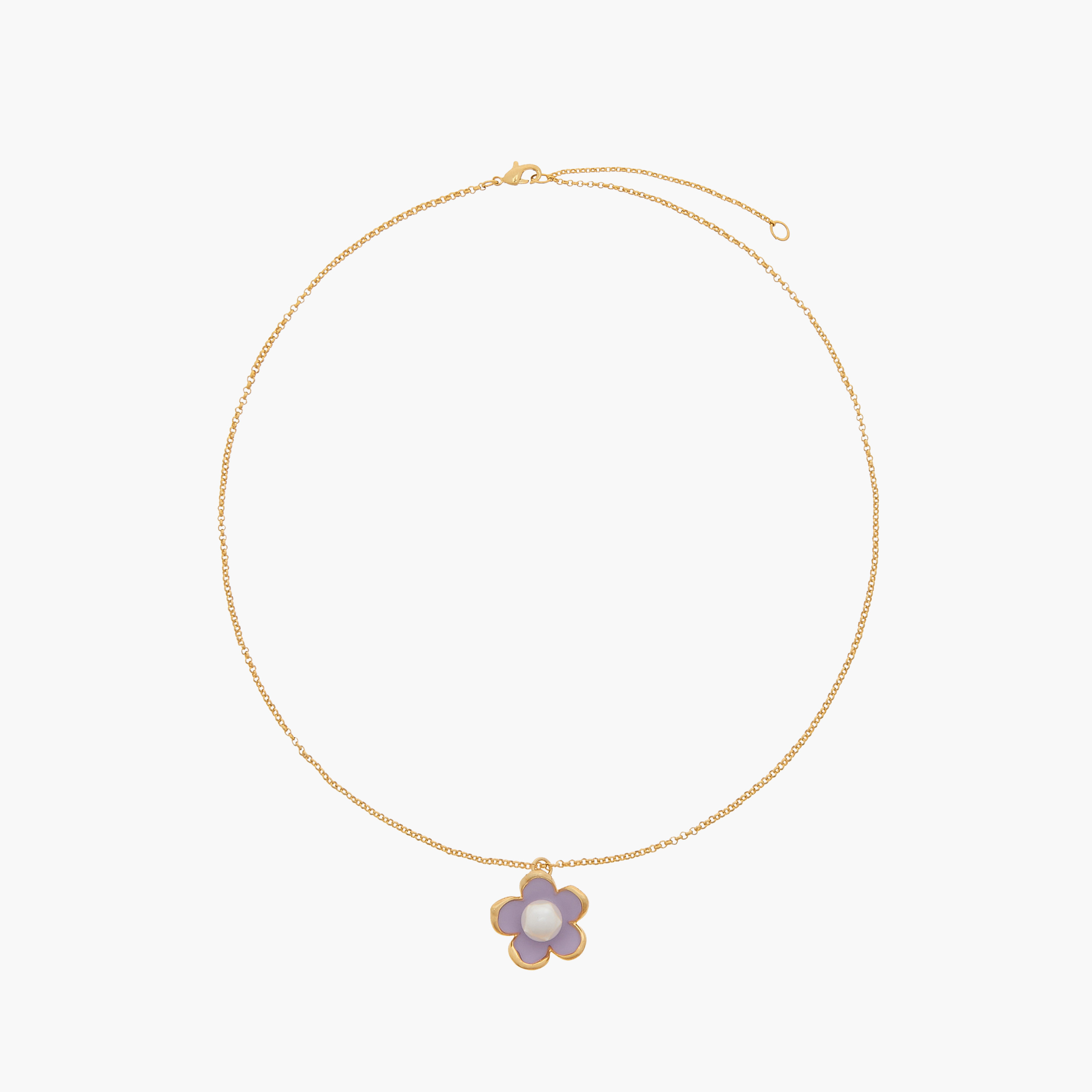 Charmz Flower Pendant Necklace and Earrings Set-girls-accessories-jewellery-image-2
